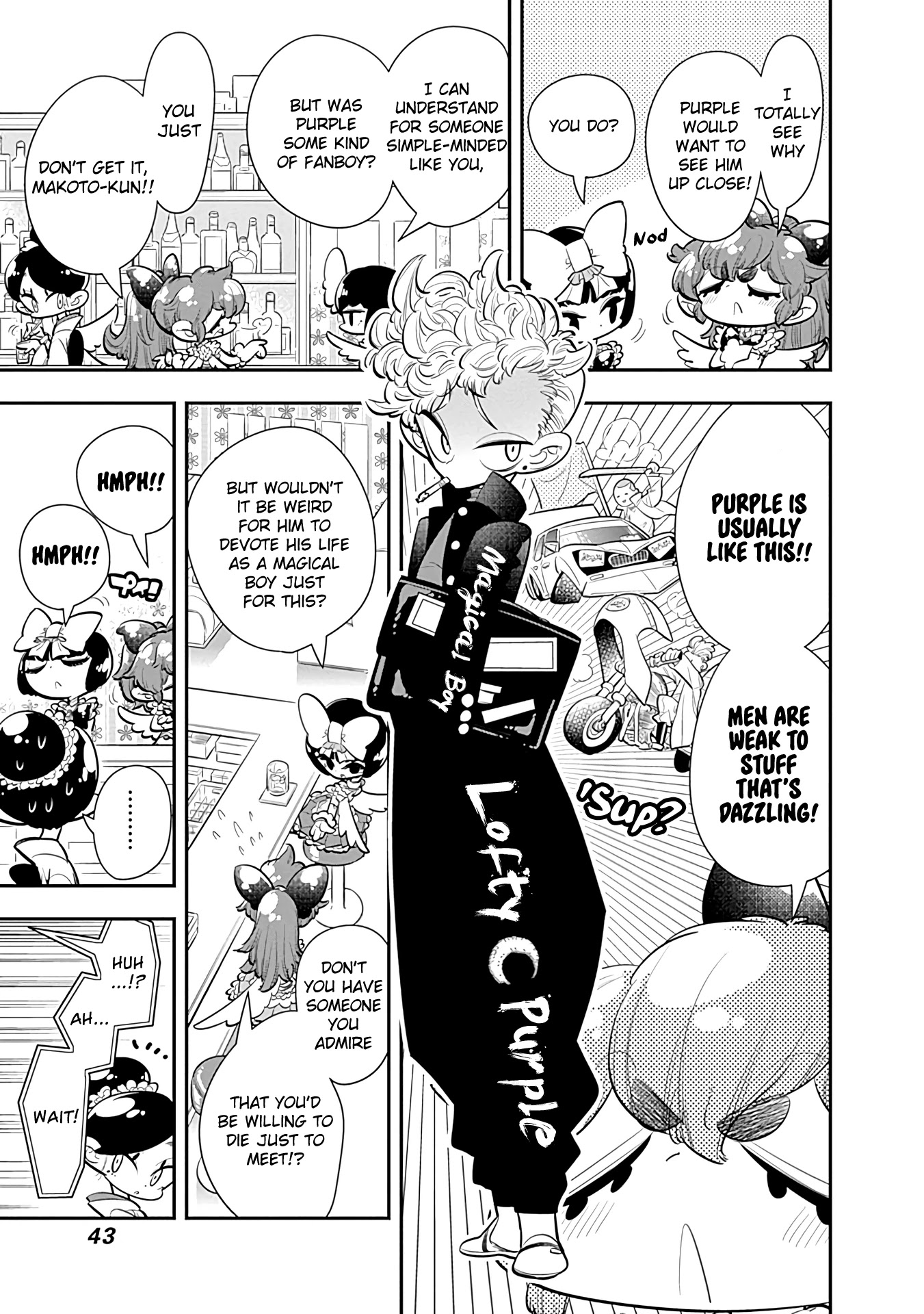 Bokura wa Mahou Shounen Chapter 20 page 9 - Chapter 20: You Don't Know Anything About Purple!!