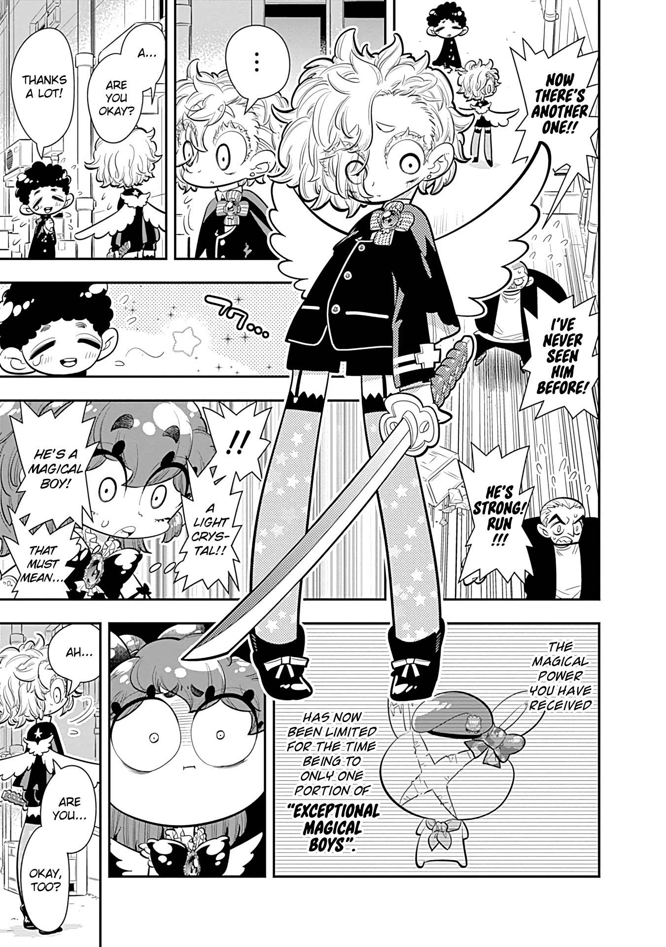 Bokura wa Mahou Shounen Chapter 24 page 17 - Chapter 24: Isn't This....All Kinds of Cool!!??