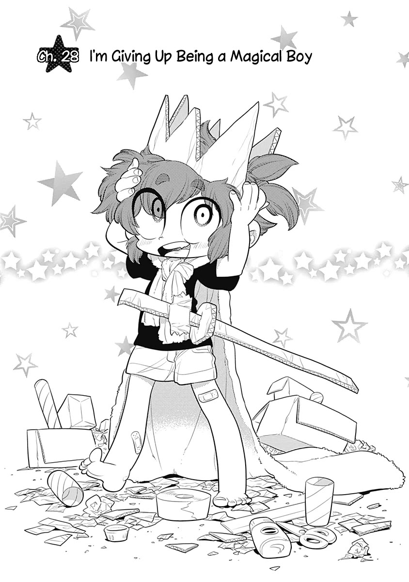 Bokura wa Mahou Shounen Chapter 28 page 1 - Chapter 28: I'm Giving Up Being a Magical Boy