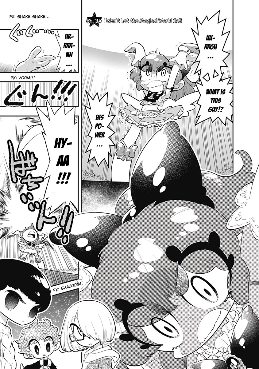 Bokura wa Mahou Shounen Chapter 34 page 1 - Chapter 34: I Won't Let the Magical World Go!!