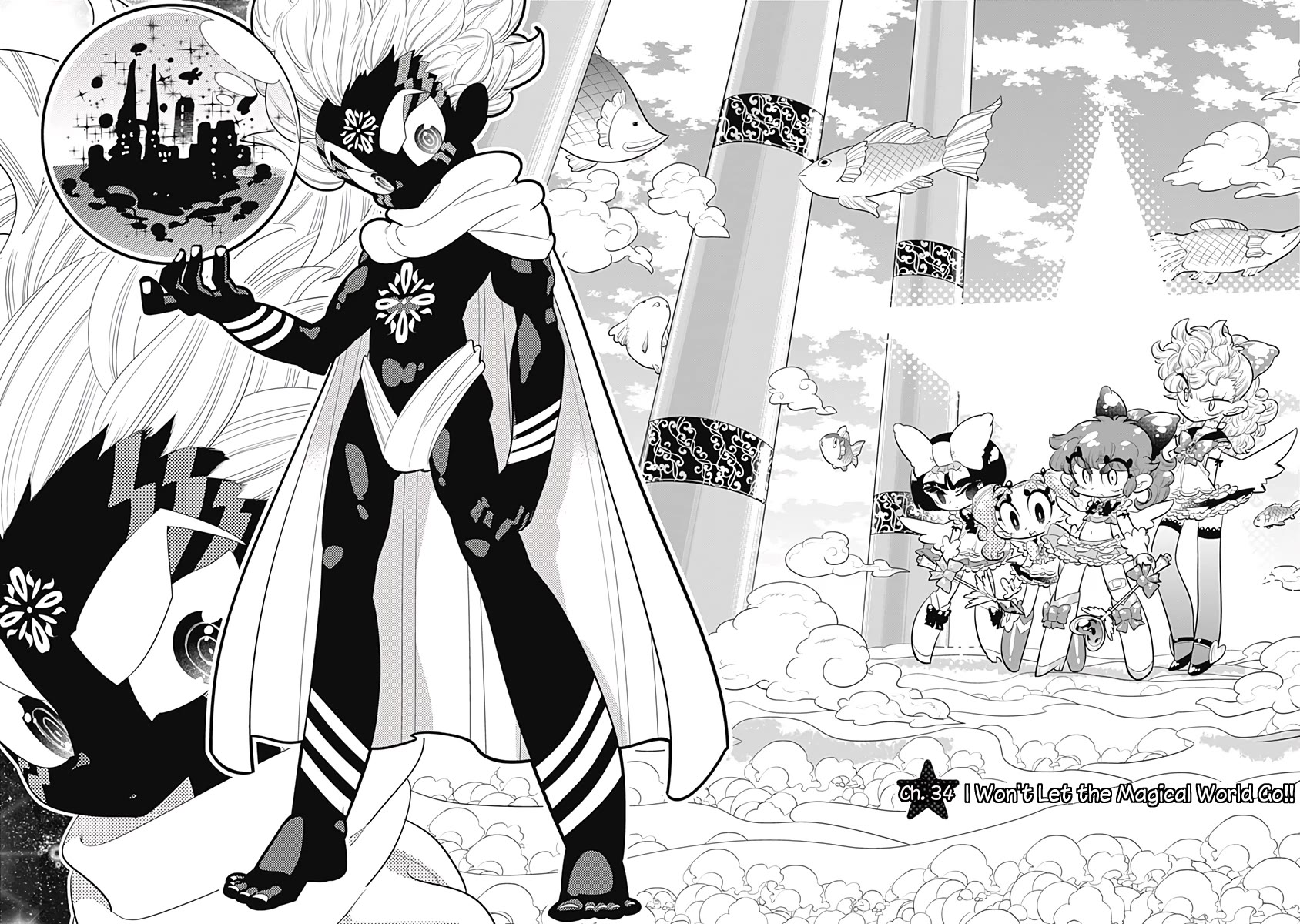 Bokura wa Mahou Shounen Chapter 34 page 8 - Chapter 34: I Won't Let the Magical World Go!!