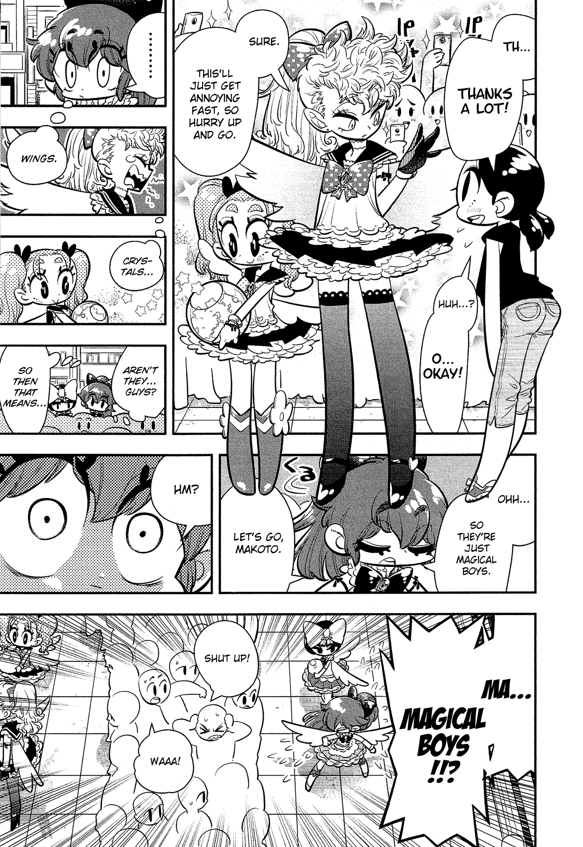 Bokura wa Mahou Shounen Chapter 5 page 6 - Chapter 5: Damn It!!! Why is Someone Like Him...!!!