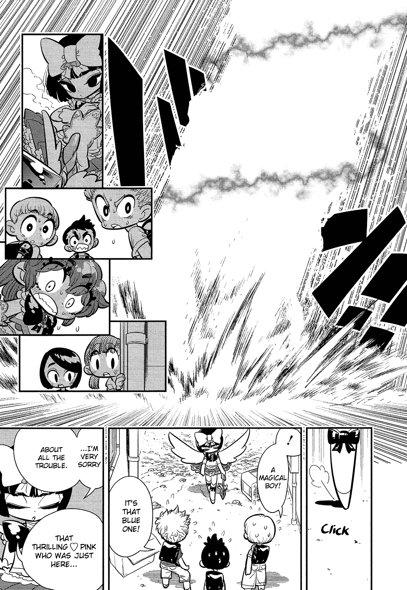 Bokura wa Mahou Shounen Chapter 7 page 34 - Chapter 7: Is That How They're Gonna Find Out!?