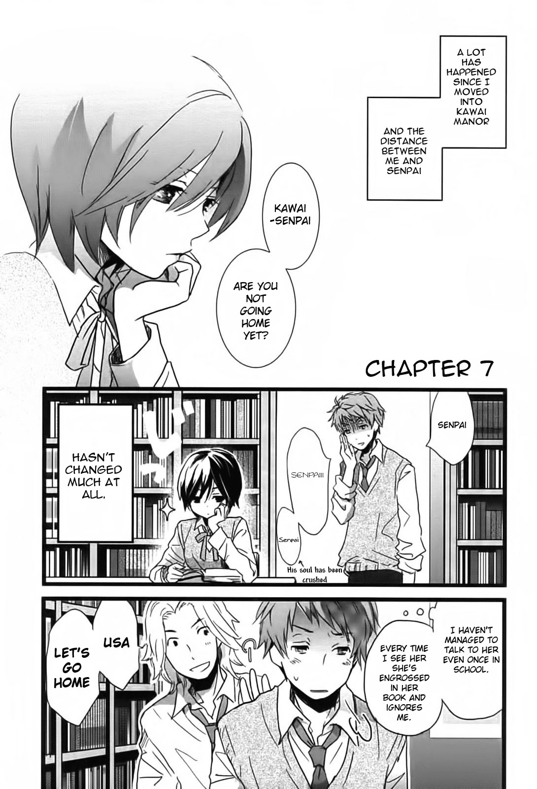 Bokura wa Minna Kawaisou Chapter 7 page 1 - Chapter 7