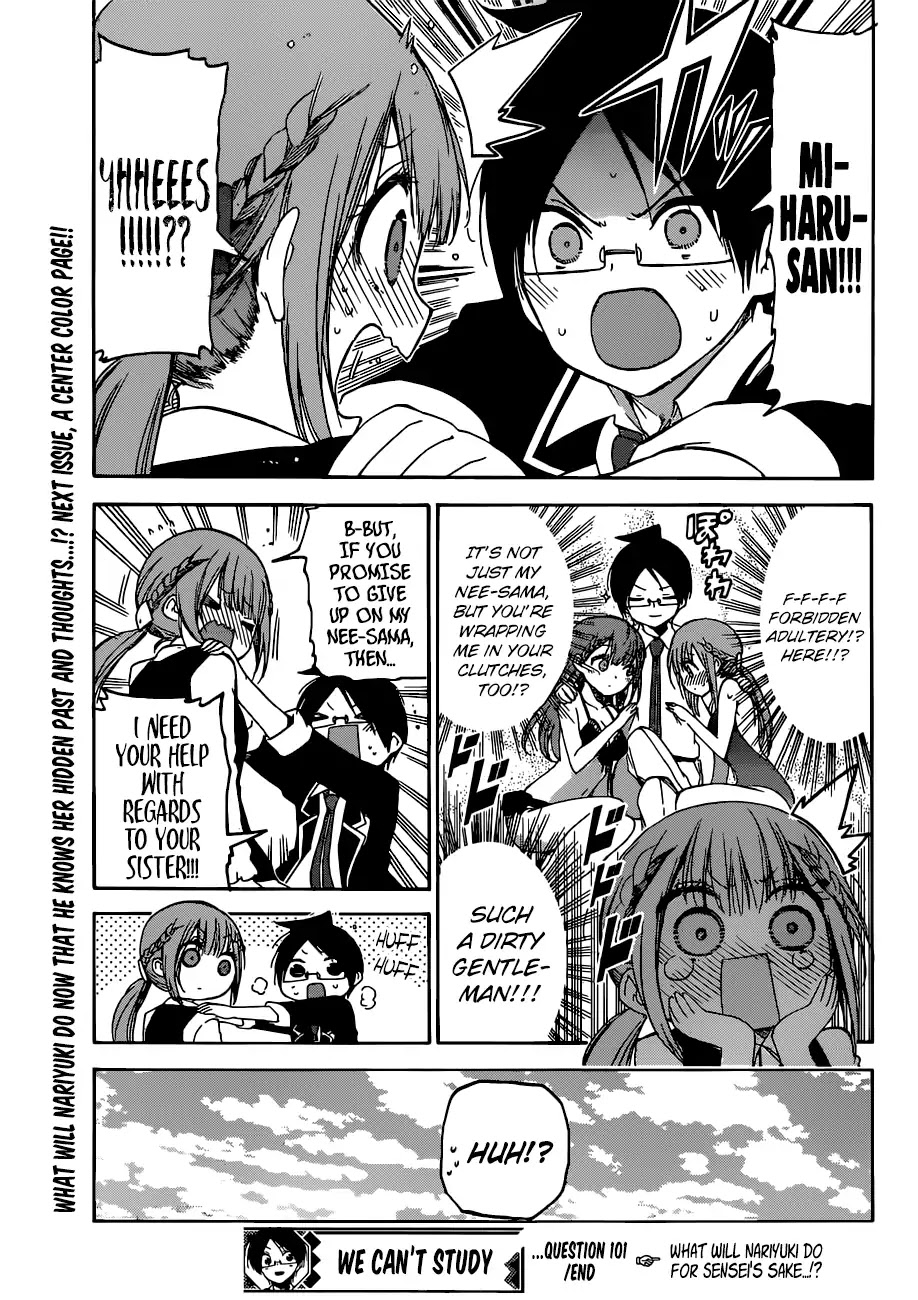Bokutachi wa Benkyou ga Dekinai Chapter 101 page 20 - Chapter 101: The Ice Flower Dances with [X] in The Evenfall ②