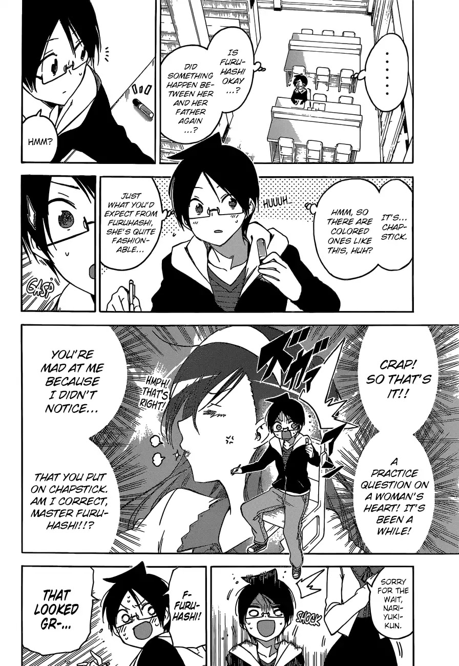 Bokutachi wa Benkyou ga Dekinai Chapter 104 page 11 - Chapter 104: Sometimes, The Light Pink Dress-Up Recalls The [X] at one Point