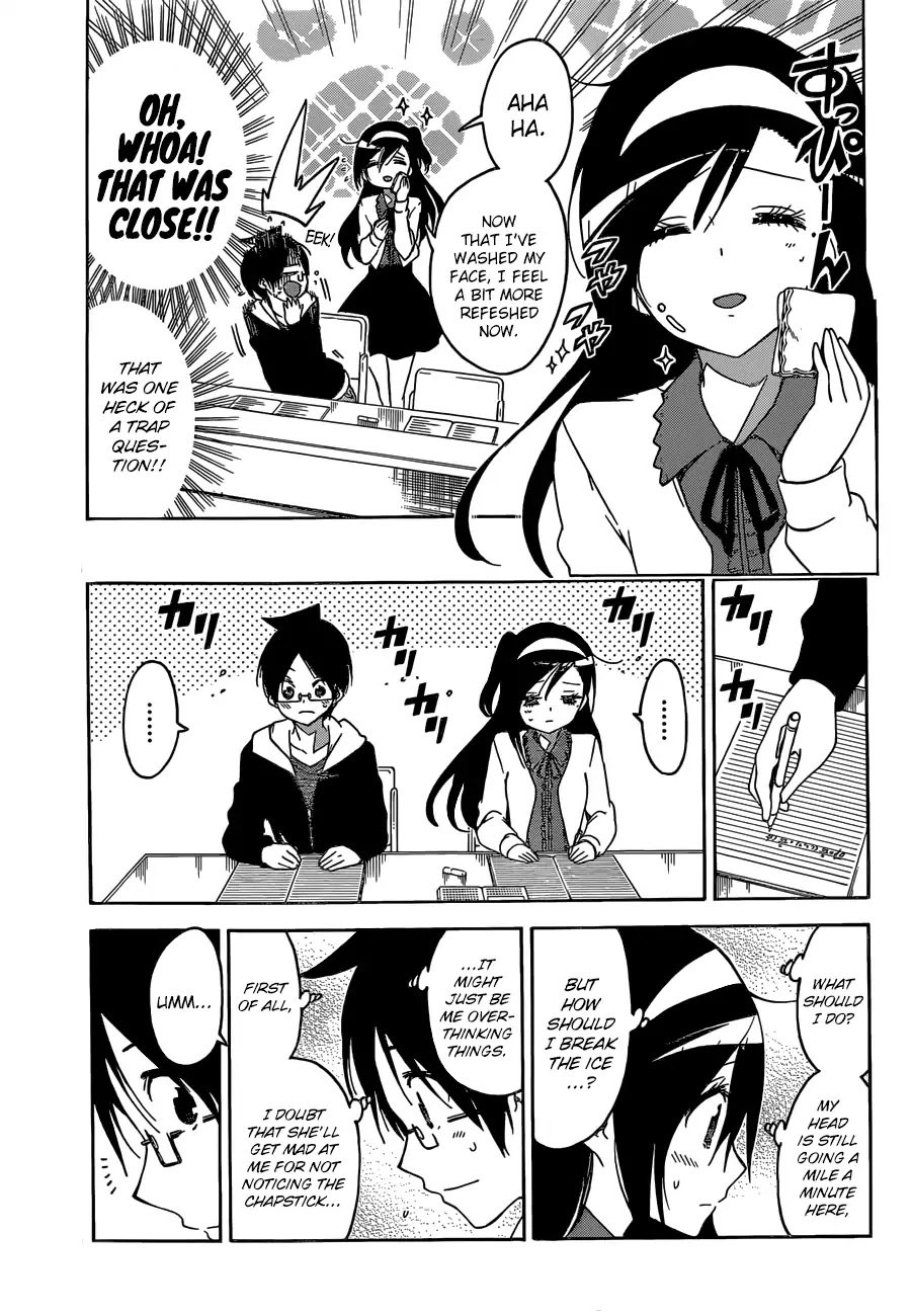 Bokutachi wa Benkyou ga Dekinai Chapter 104 page 12 - Chapter 104: Sometimes, The Light Pink Dress-Up Recalls The [X] at one Point