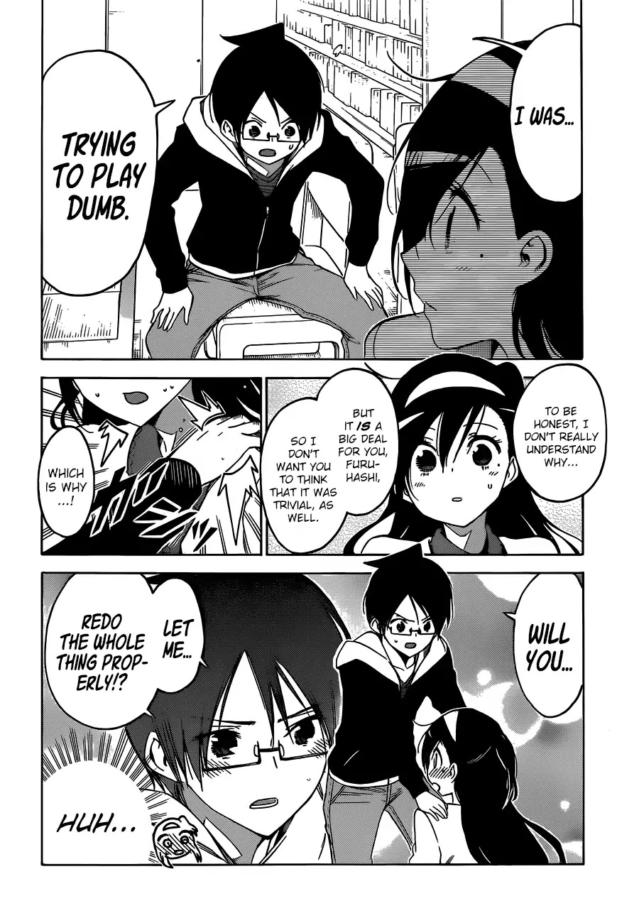 Bokutachi wa Benkyou ga Dekinai Chapter 104 page 15 - Chapter 104: Sometimes, The Light Pink Dress-Up Recalls The [X] at one Point