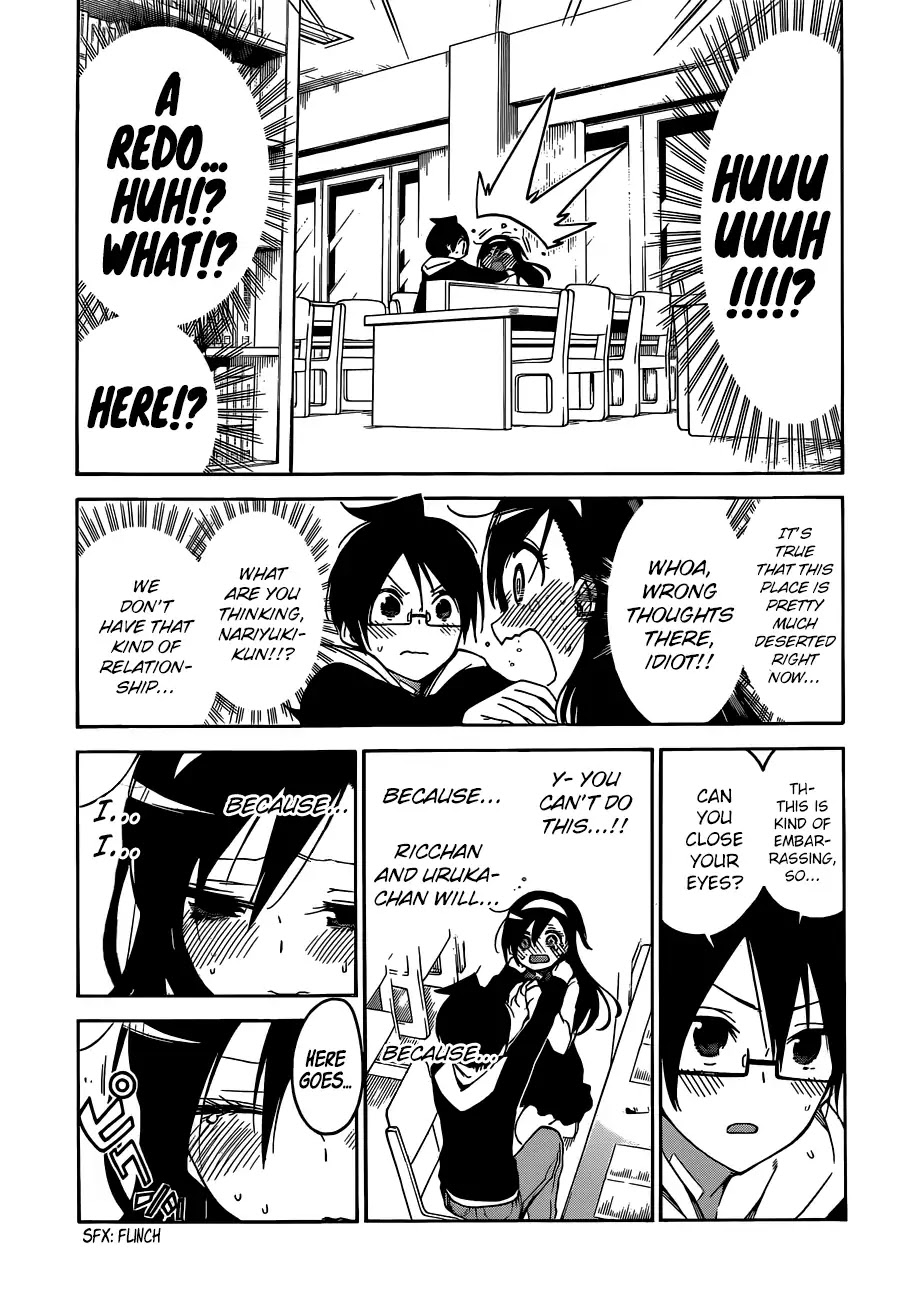 Bokutachi wa Benkyou ga Dekinai Chapter 104 page 16 - Chapter 104: Sometimes, The Light Pink Dress-Up Recalls The [X] at one Point