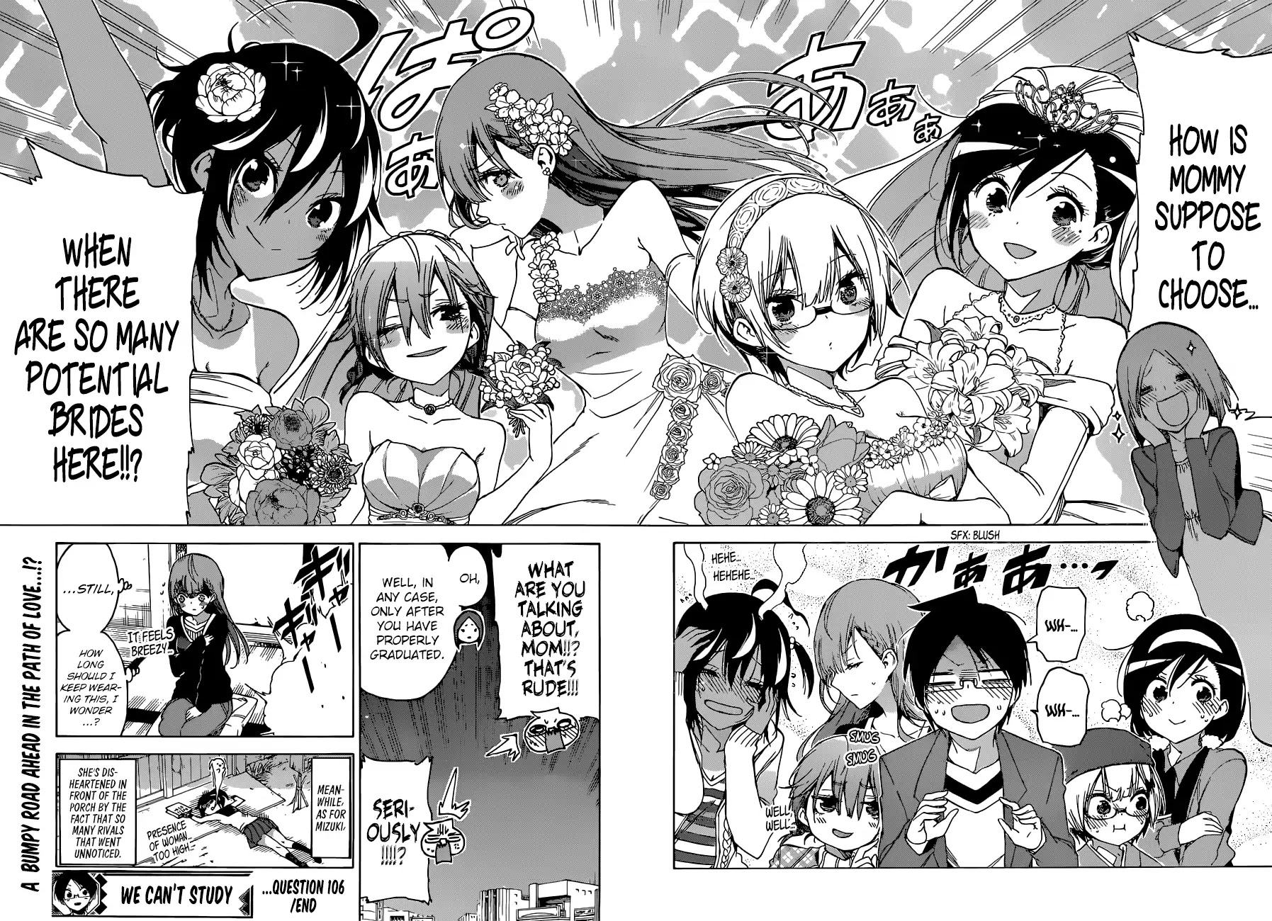 Bokutachi wa Benkyou ga Dekinai Chapter 106 page 23 - Chapter 106: Sure Enough, that Visit was a Major Event for all of [X]