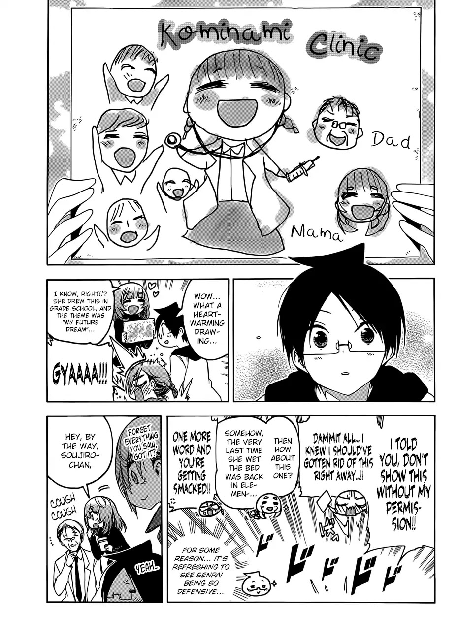 Bokutachi wa Benkyou ga Dekinai Chapter 107 page 12 - Chapter 107: The Fairy Standing on Sand, Paints Tomorrow in [X] ①