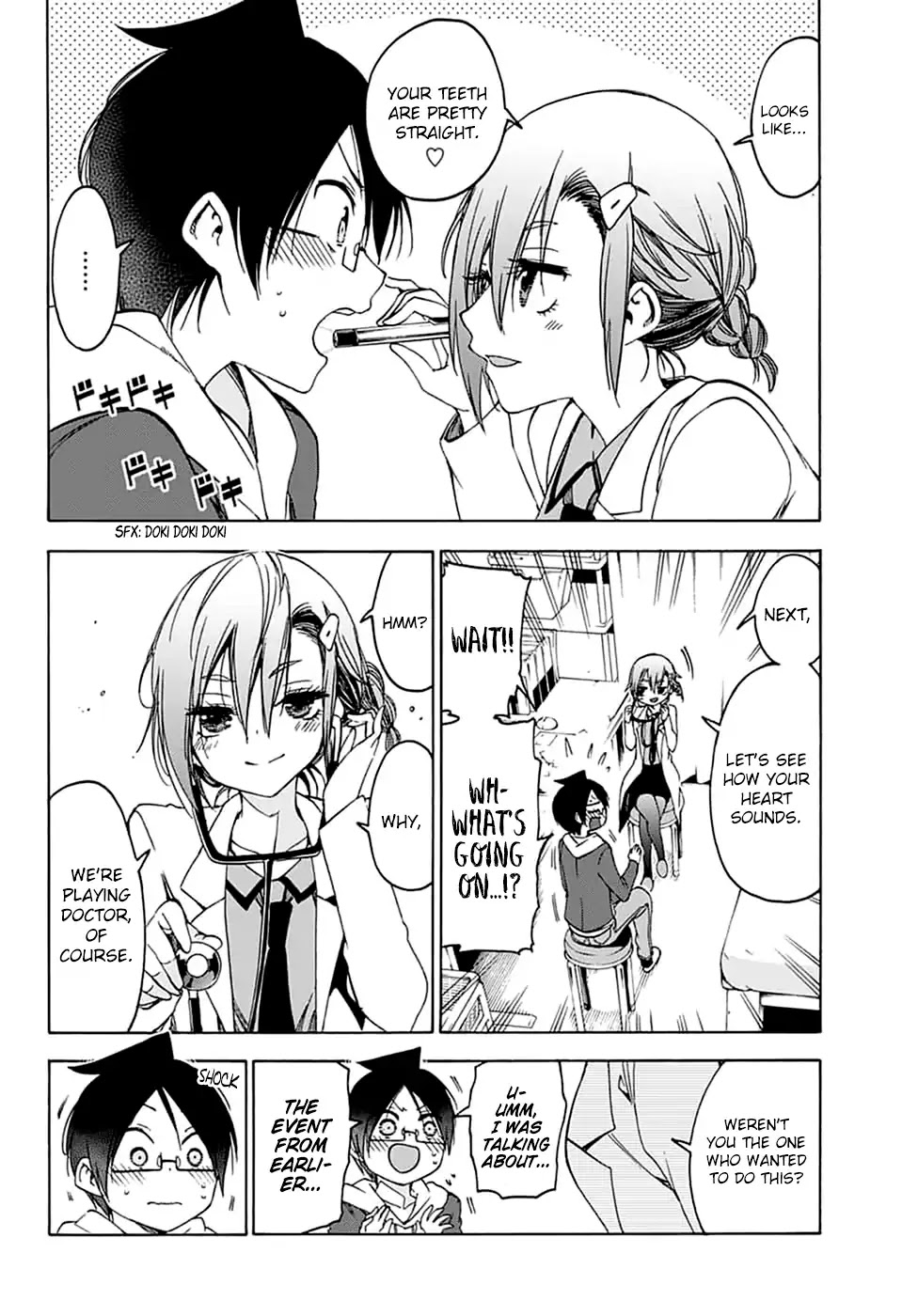 Bokutachi wa Benkyou ga Dekinai Chapter 109 page 13 - Chapter 109: The Fairy Standing on Sand, Paints Tomorrow in [X] ③