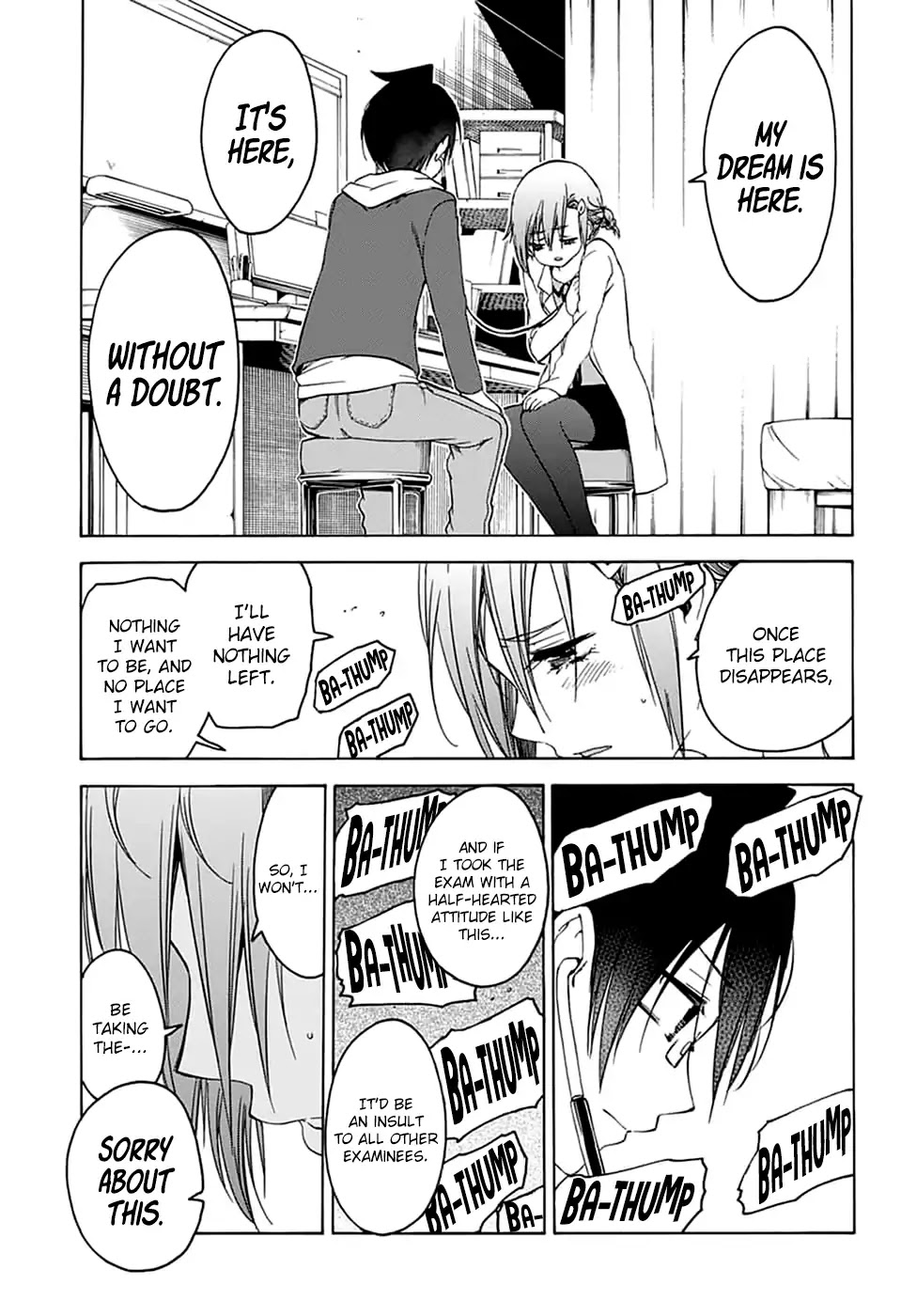 Bokutachi wa Benkyou ga Dekinai Chapter 109 page 18 - Chapter 109: The Fairy Standing on Sand, Paints Tomorrow in [X] ③