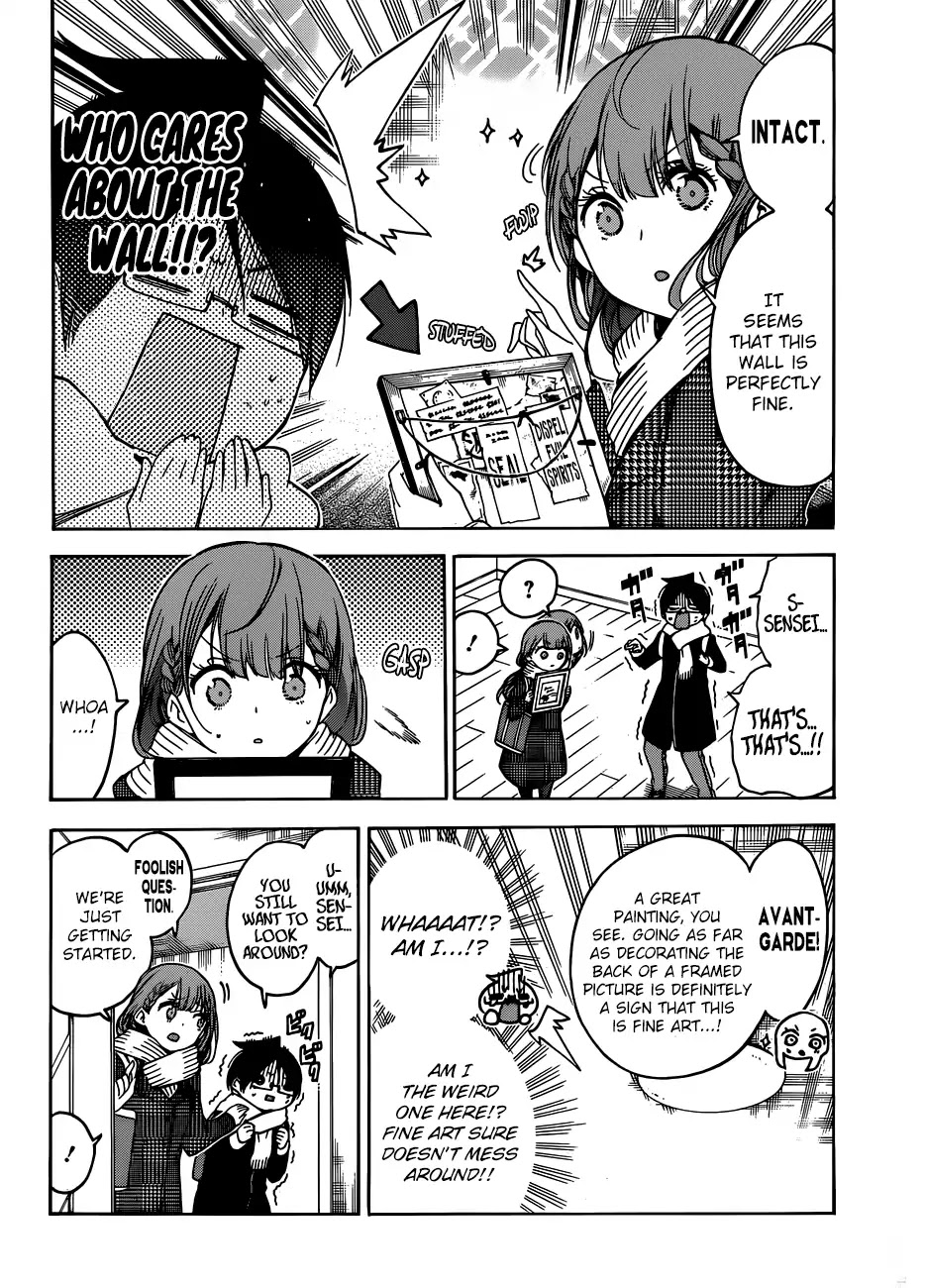 Bokutachi wa Benkyou ga Dekinai Chapter 111 page 10 - Chapter 111: The [X] that the Predecessor Visits is Sometimes Filled with Abnormality