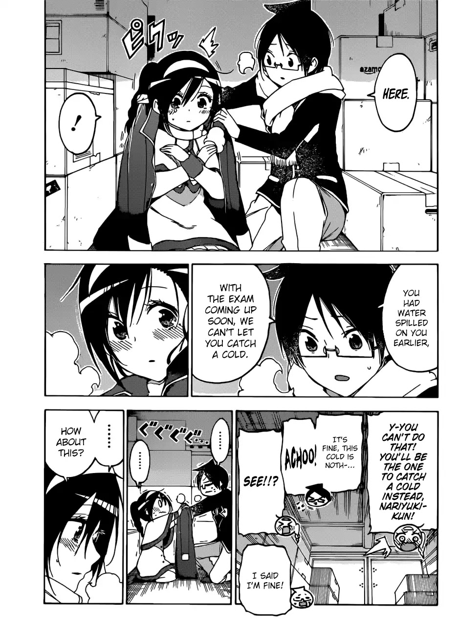 Bokutachi wa Benkyou ga Dekinai Chapter 113 page 14 - Chapter 113: Sometimes, [X] Dances Around from the Results of the Fortune Telling