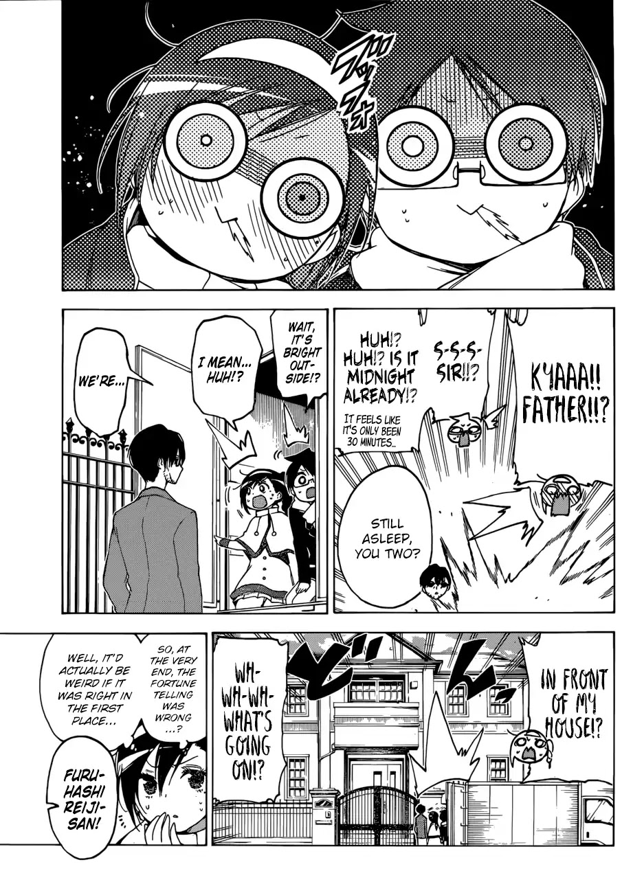 Bokutachi wa Benkyou ga Dekinai Chapter 113 page 18 - Chapter 113: Sometimes, [X] Dances Around from the Results of the Fortune Telling
