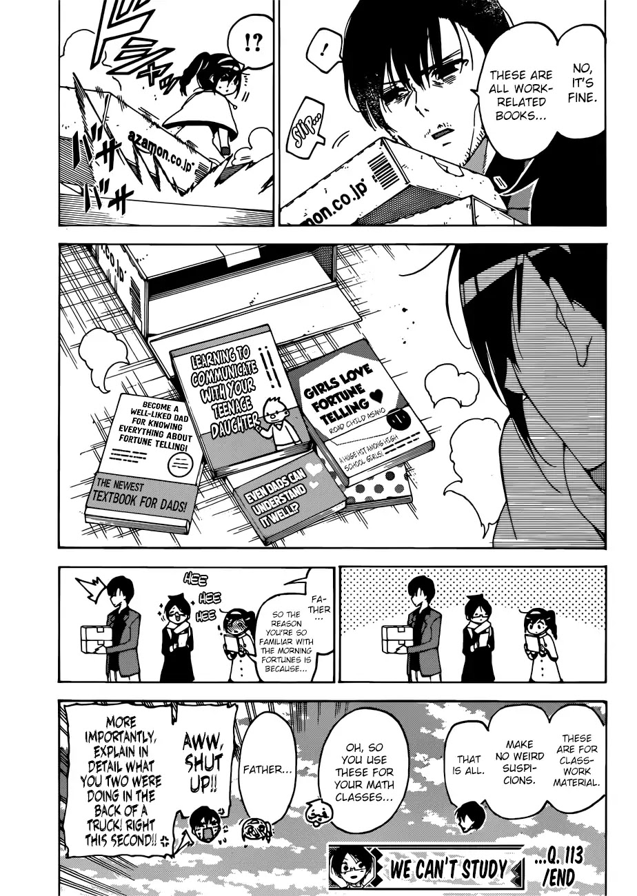 Bokutachi wa Benkyou ga Dekinai Chapter 113 page 20 - Chapter 113: Sometimes, [X] Dances Around from the Results of the Fortune Telling