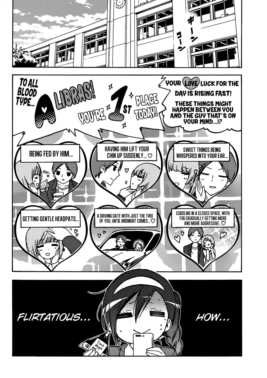 Bokutachi wa Benkyou ga Dekinai Chapter 113 page 3 - Chapter 113: Sometimes, [X] Dances Around from the Results of the Fortune Telling