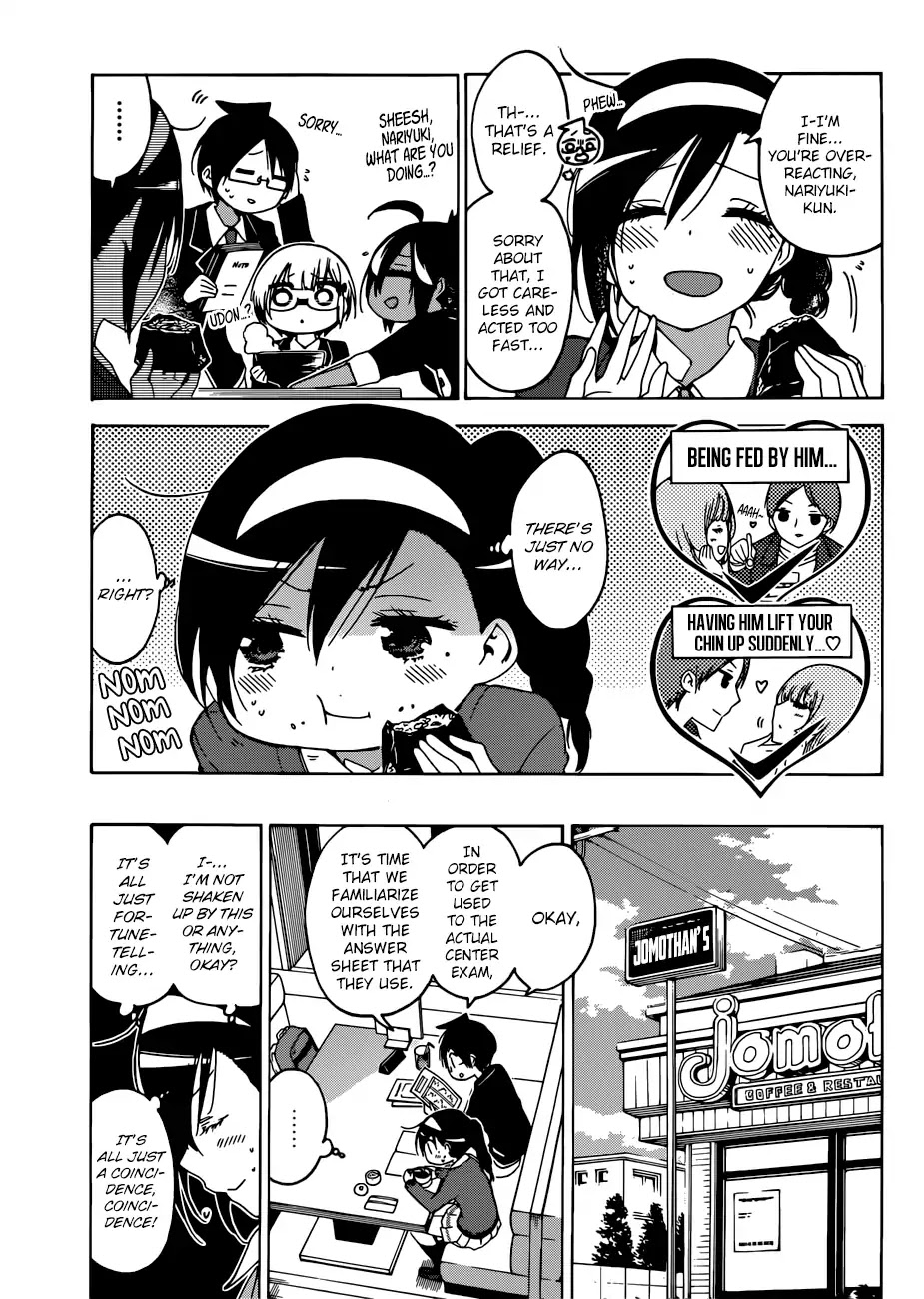 Bokutachi wa Benkyou ga Dekinai Chapter 113 page 6 - Chapter 113: Sometimes, [X] Dances Around from the Results of the Fortune Telling