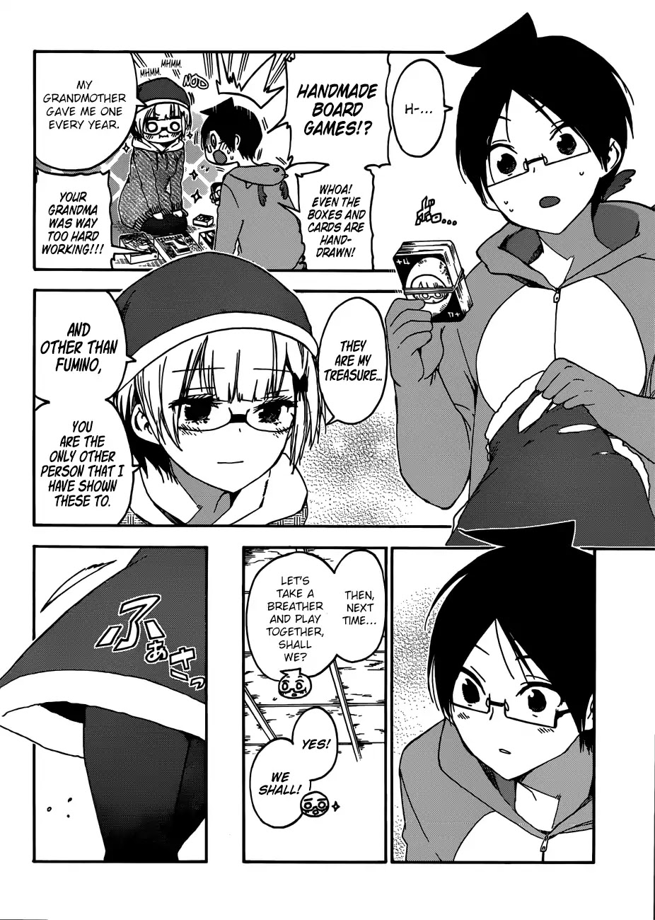 Bokutachi wa Benkyou ga Dekinai Chapter 114 page 13 - Chapter 114 : The Clockwork Firefly Singes in the Light Snow of [X] ➀