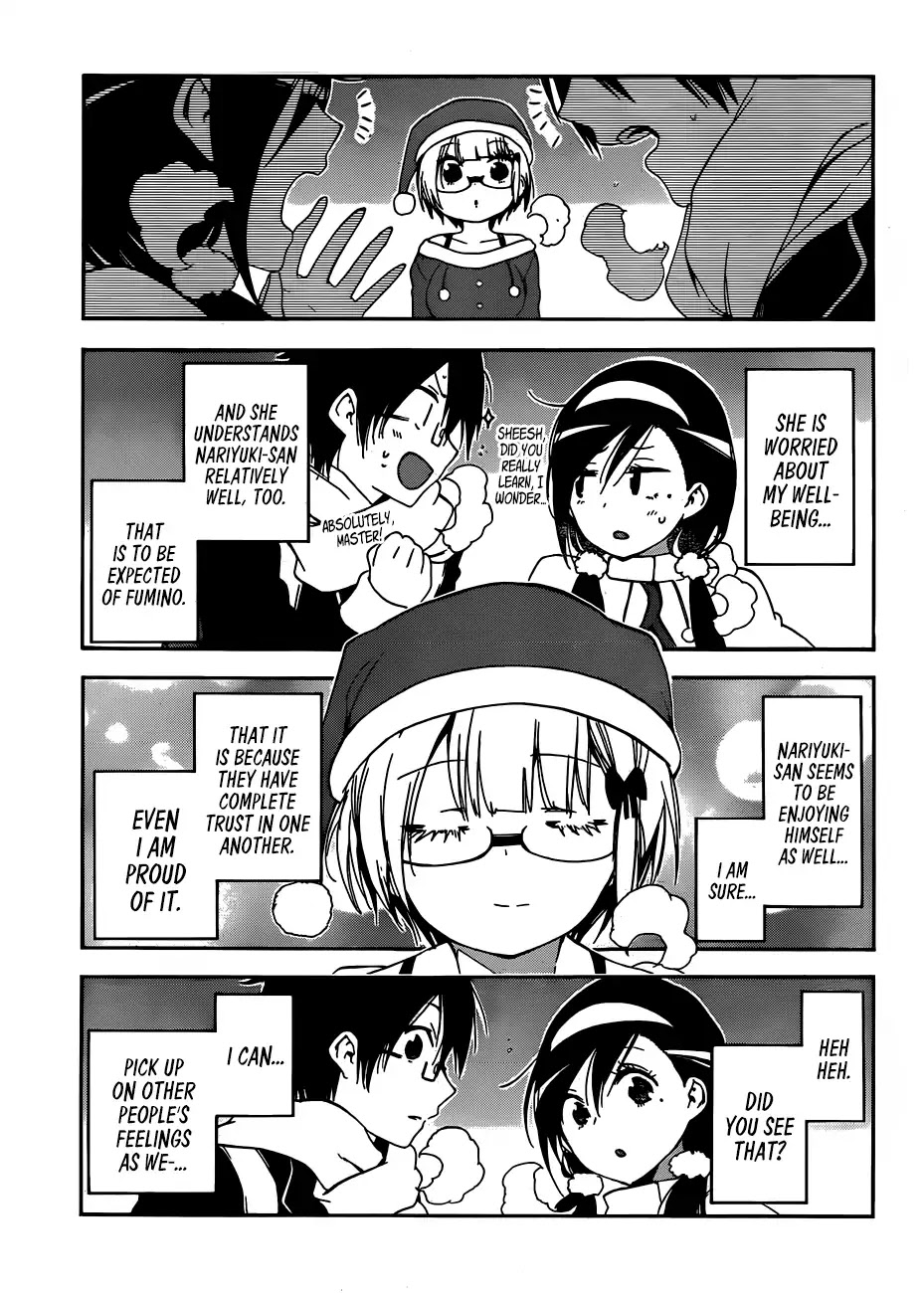Bokutachi wa Benkyou ga Dekinai Chapter 115 page 16 - Chapter 115: The Clockwork Firefly Singes on the Light Snow [X] ②