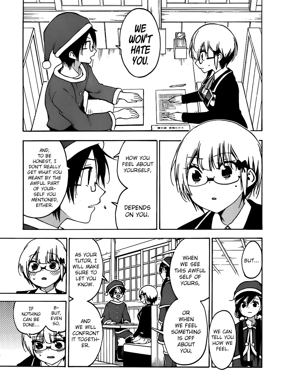 Bokutachi wa Benkyou ga Dekinai Chapter 117 page 10 - Chapter 117: The Clockwork Firefly Singes on the Light Snow [X] ④