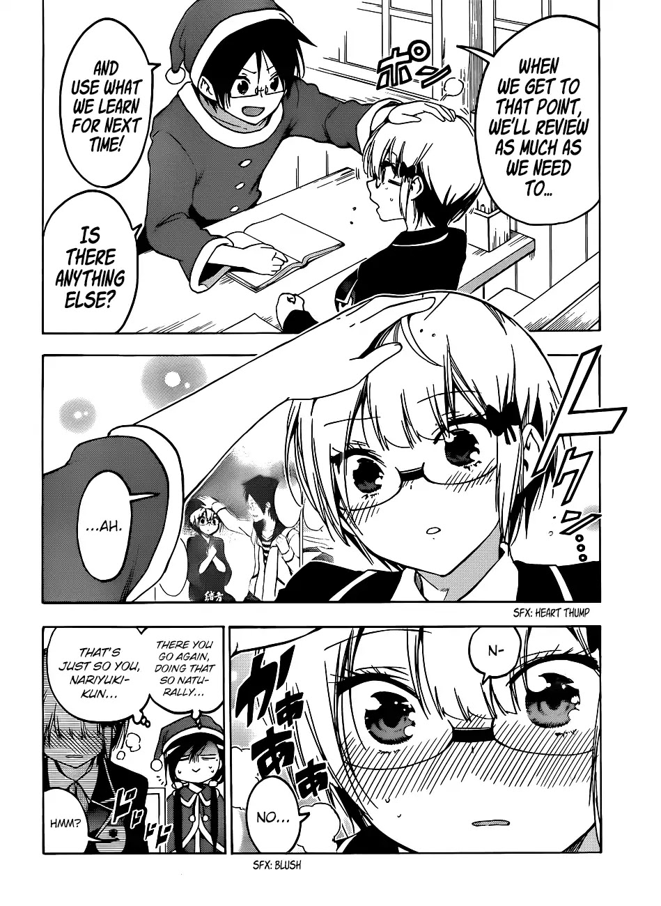 Bokutachi wa Benkyou ga Dekinai Chapter 117 page 11 - Chapter 117: The Clockwork Firefly Singes on the Light Snow [X] ④