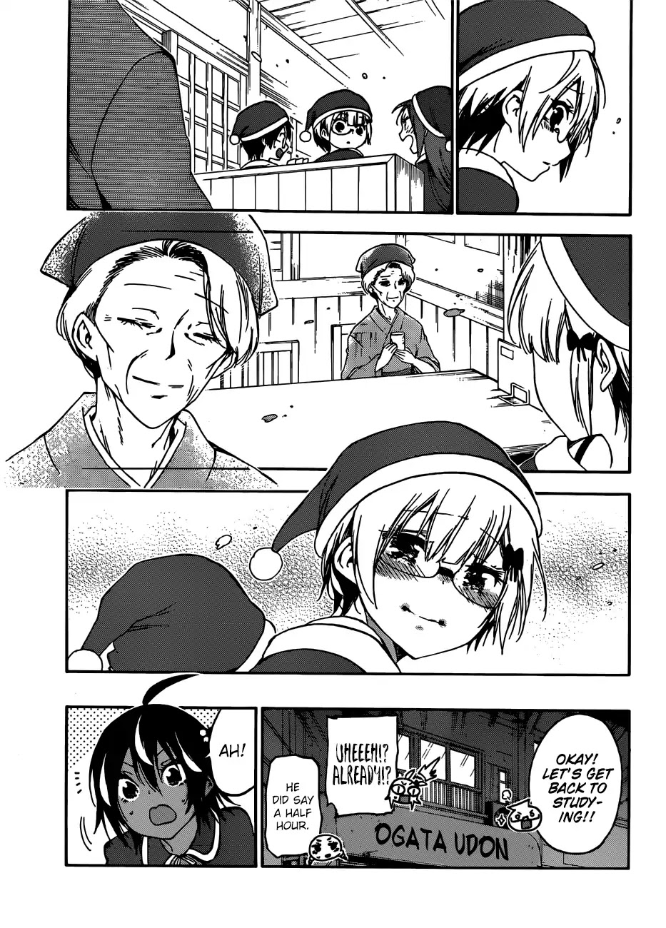 Bokutachi wa Benkyou ga Dekinai Chapter 117 page 18 - Chapter 117: The Clockwork Firefly Singes on the Light Snow [X] ④