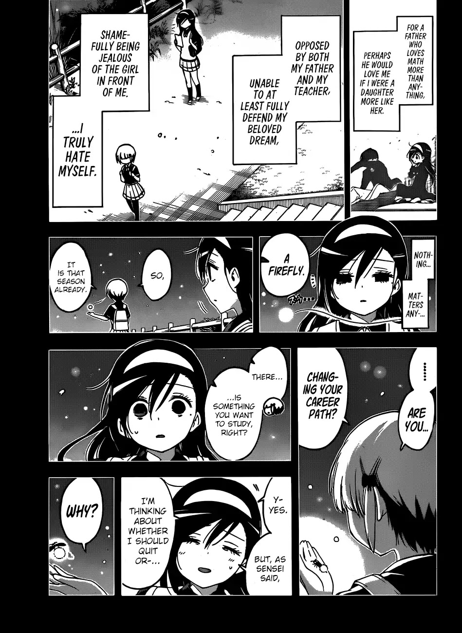 Bokutachi wa Benkyou ga Dekinai Chapter 117 page 6 - Chapter 117: The Clockwork Firefly Singes on the Light Snow [X] ④