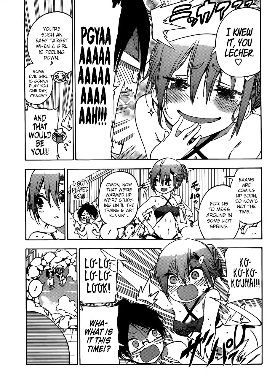 Bokutachi wa Benkyou ga Dekinai Chapter 118 page 10 - Chapter 118: Sometimes, the Predecessor Wavers in the Sediments of Hot Springs and [X]