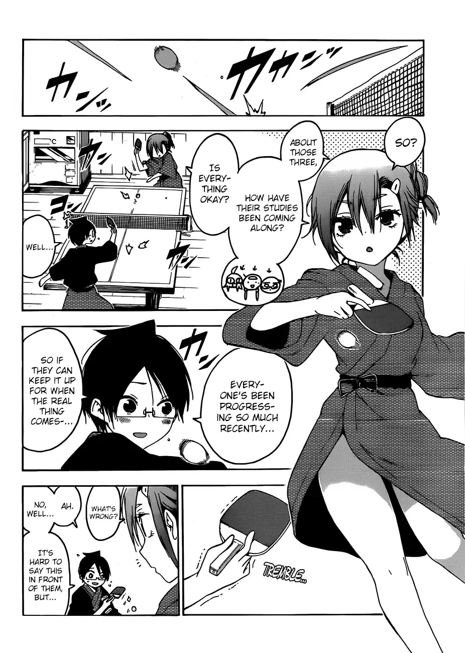 Bokutachi wa Benkyou ga Dekinai Chapter 118 page 15 - Chapter 118: Sometimes, the Predecessor Wavers in the Sediments of Hot Springs and [X]