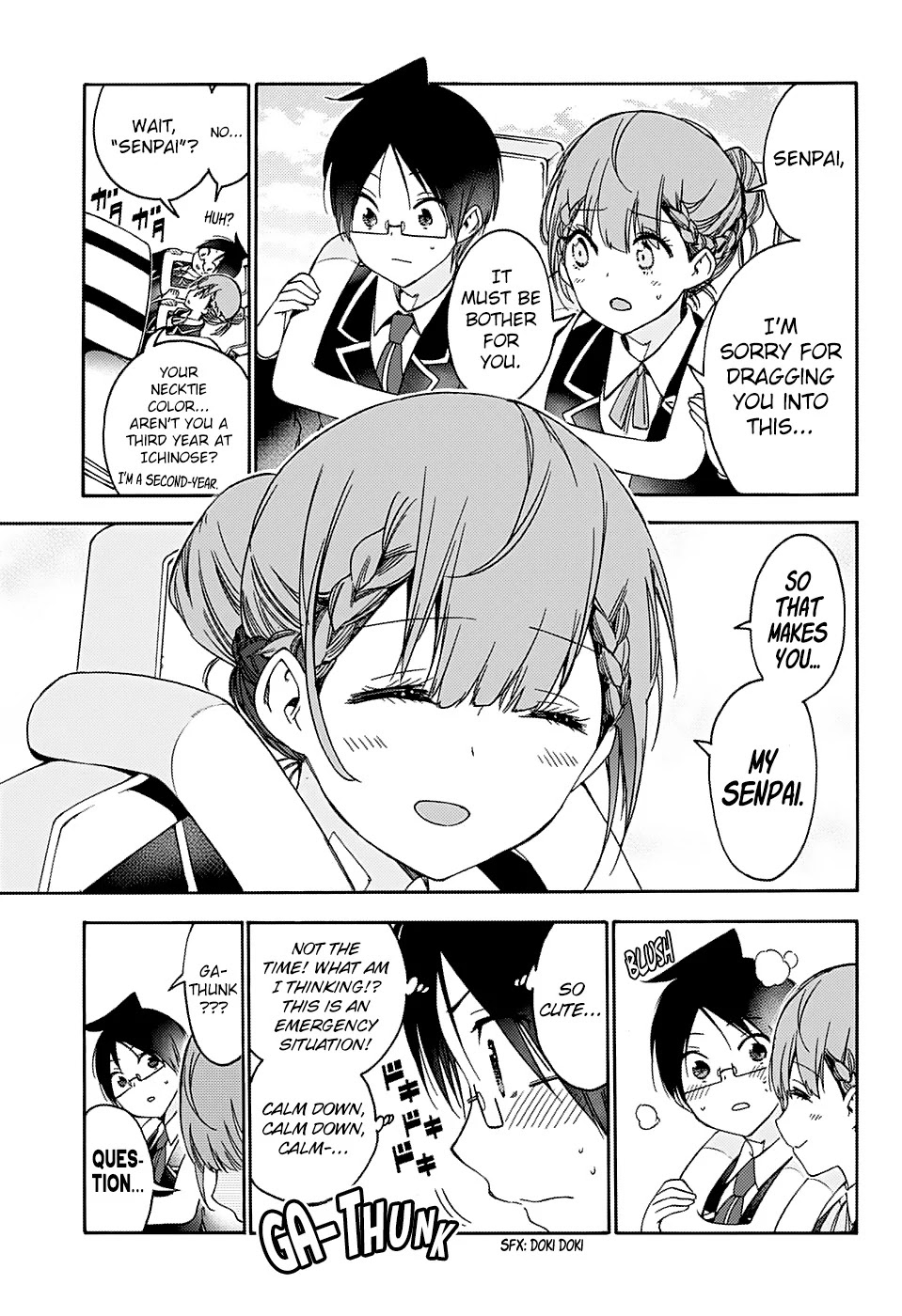 Bokutachi wa Benkyou ga Dekinai Chapter 119 page 13 - Chapter 119: Question 119: The Retrogression of the Bygone Days Became a Chance Meeting for [X]