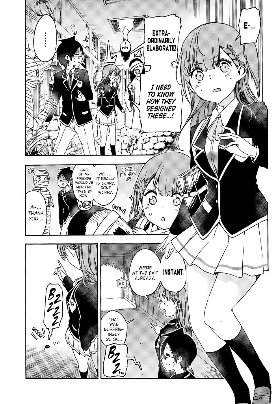 Bokutachi wa Benkyou ga Dekinai Chapter 119 page 17 - Chapter 119: Question 119: The Retrogression of the Bygone Days Became a Chance Meeting for [X]