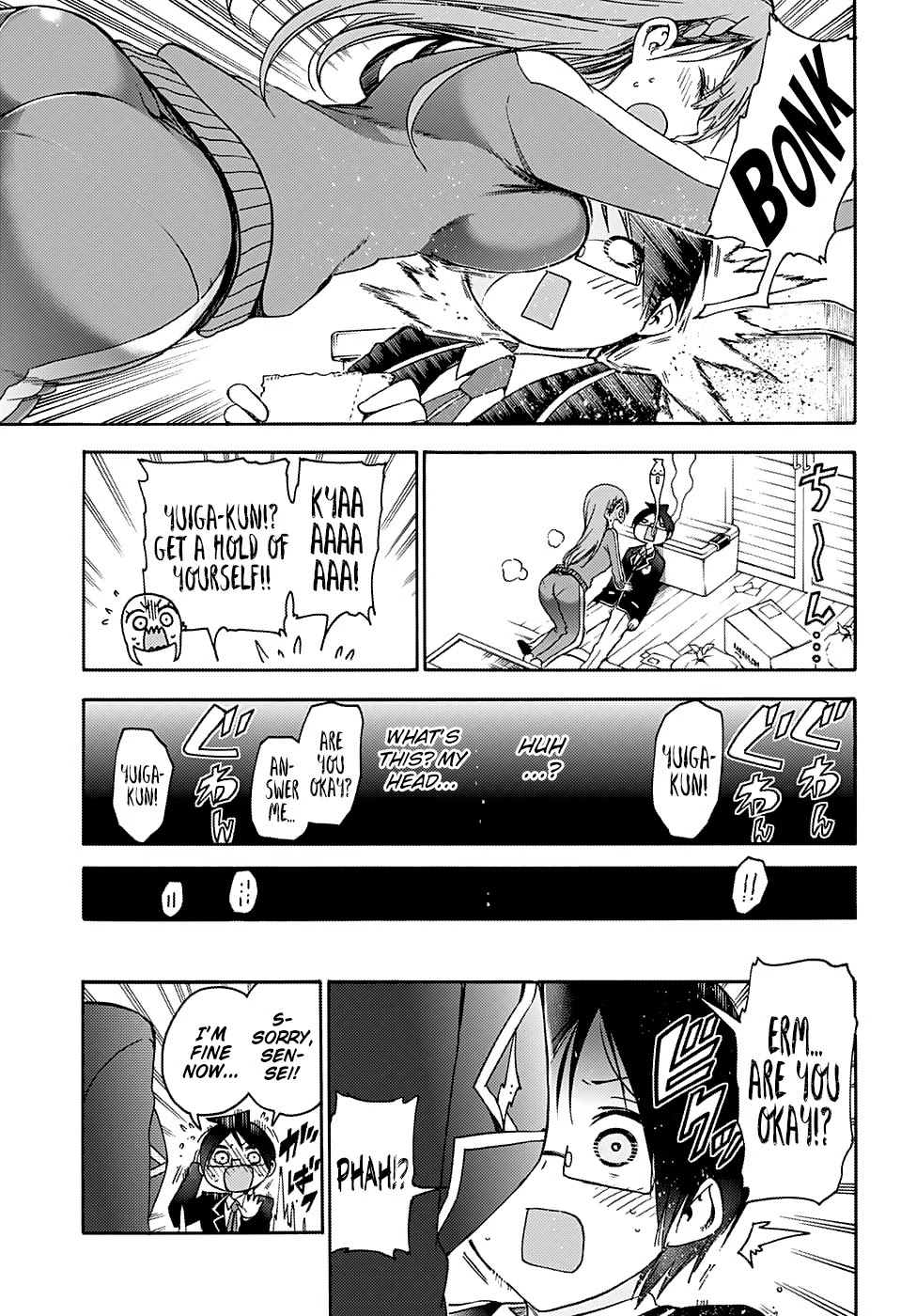 Bokutachi wa Benkyou ga Dekinai Chapter 119 page 7 - Chapter 119: Question 119: The Retrogression of the Bygone Days Became a Chance Meeting for [X]