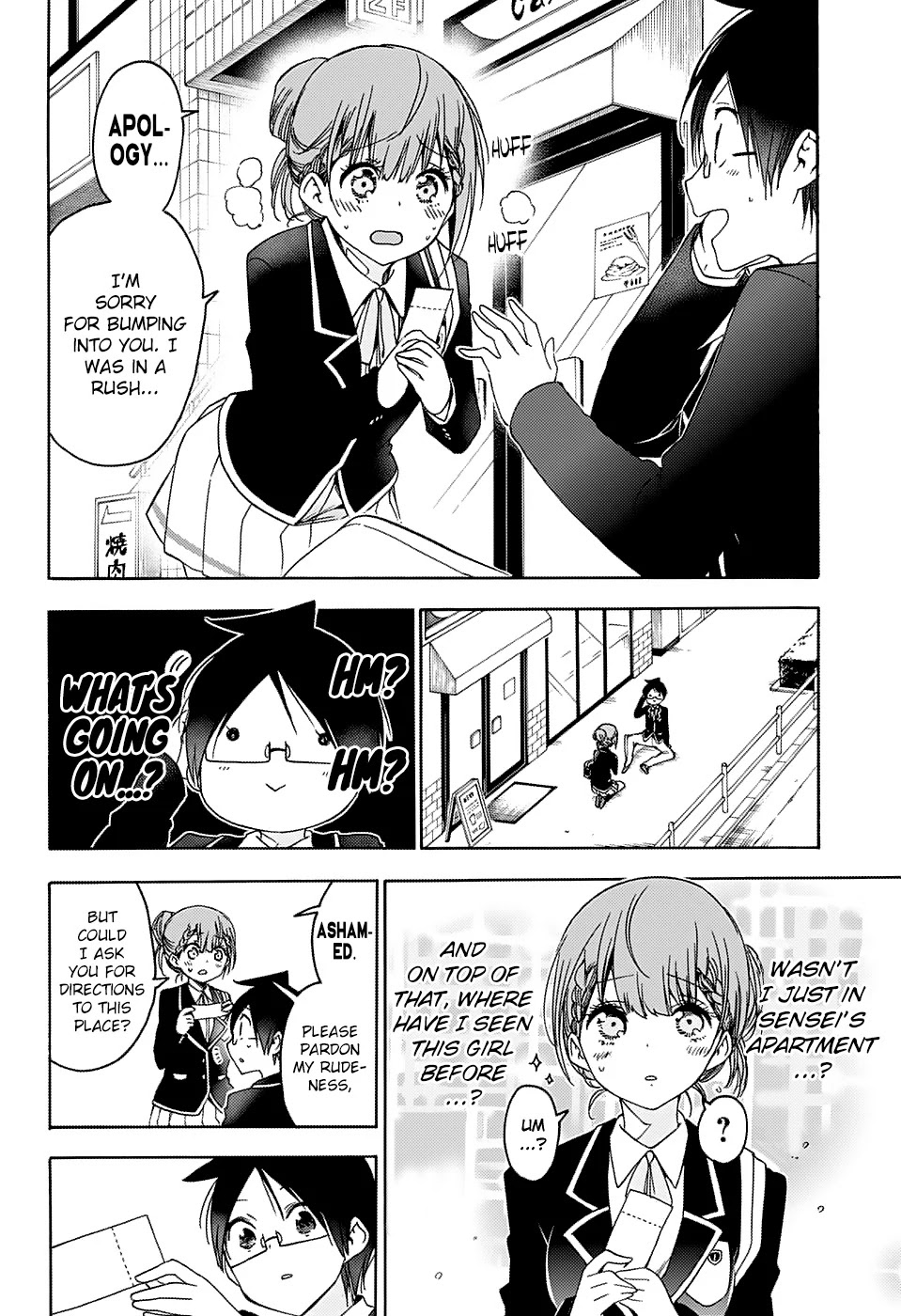 Bokutachi wa Benkyou ga Dekinai Chapter 119 page 8 - Chapter 119: Question 119: The Retrogression of the Bygone Days Became a Chance Meeting for [X]