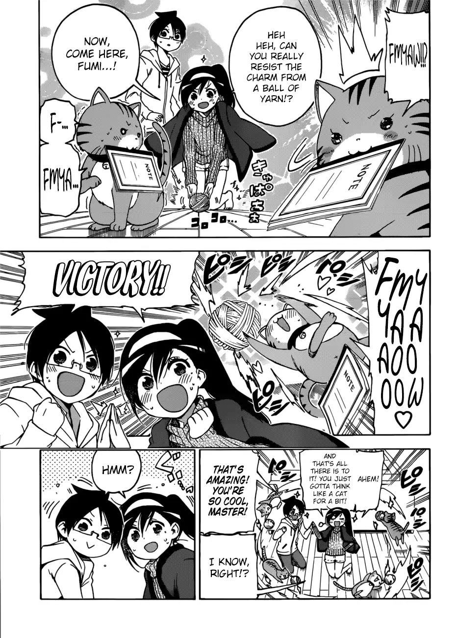 Bokutachi wa Benkyou ga Dekinai Chapter 121 page 12 - Chapter 121: Sometimes, The Lovable Creature Brings Trouble and [X]