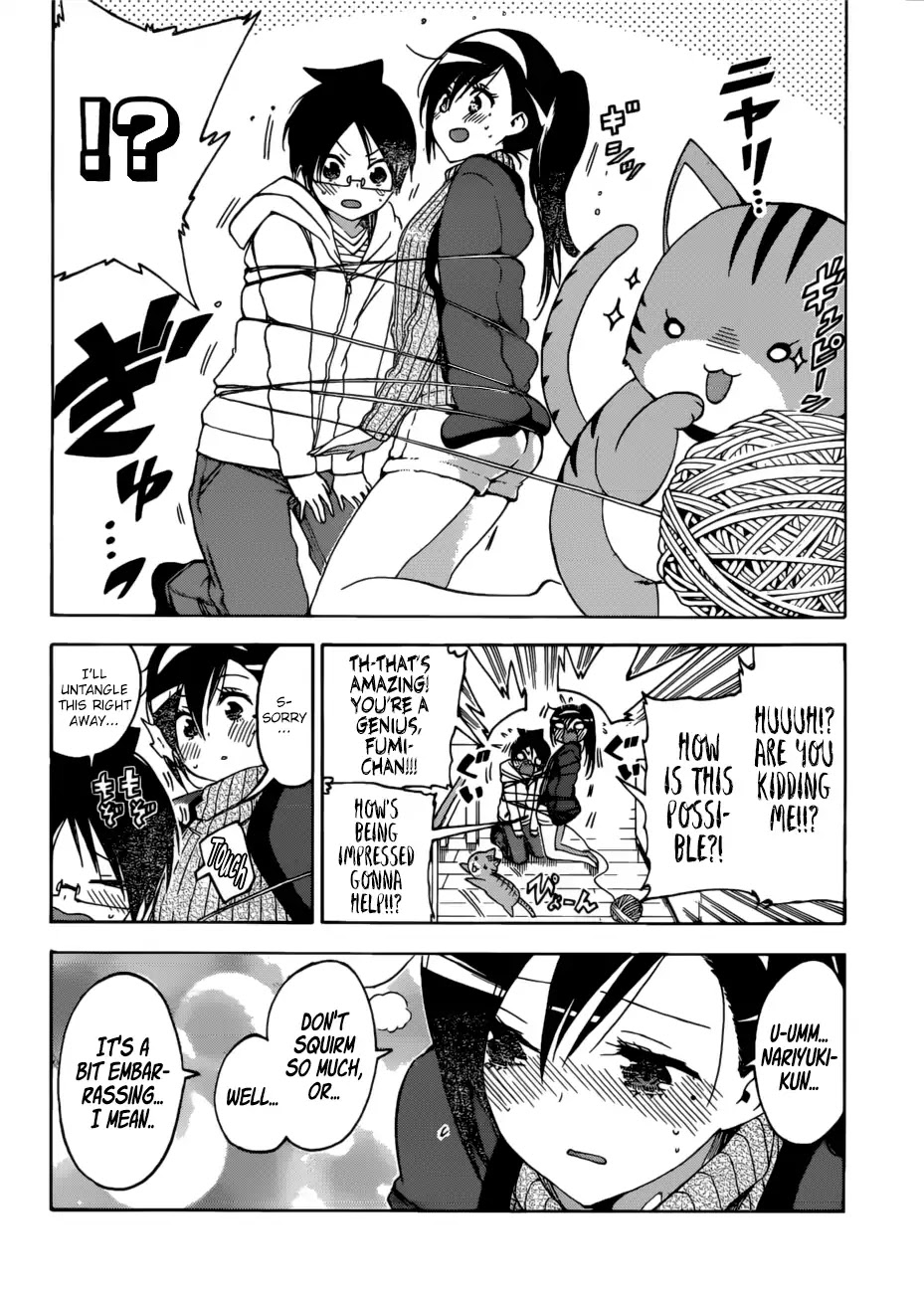 Bokutachi wa Benkyou ga Dekinai Chapter 121 page 13 - Chapter 121: Sometimes, The Lovable Creature Brings Trouble and [X]