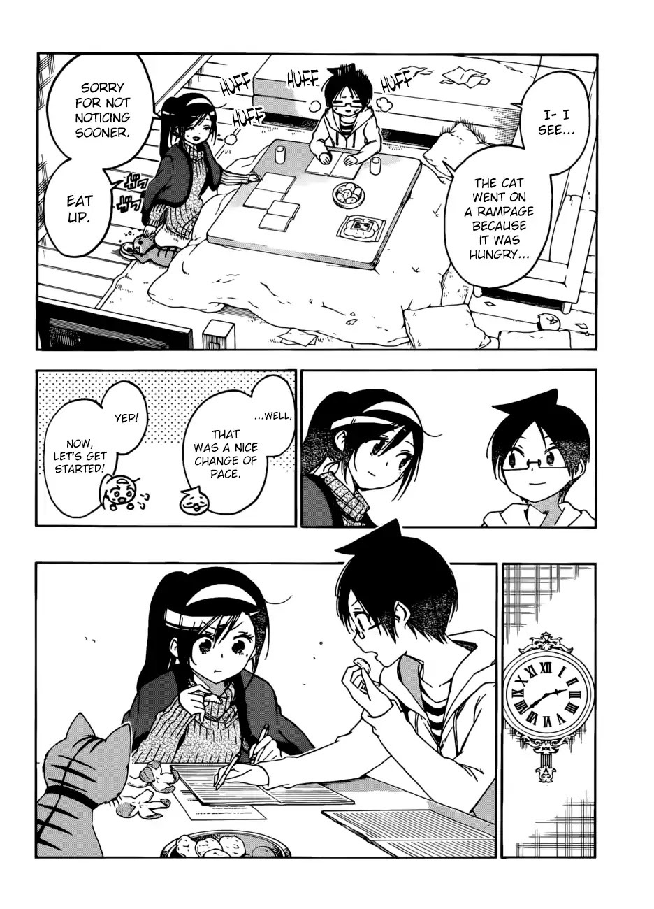 Bokutachi wa Benkyou ga Dekinai Chapter 121 page 15 - Chapter 121: Sometimes, The Lovable Creature Brings Trouble and [X]