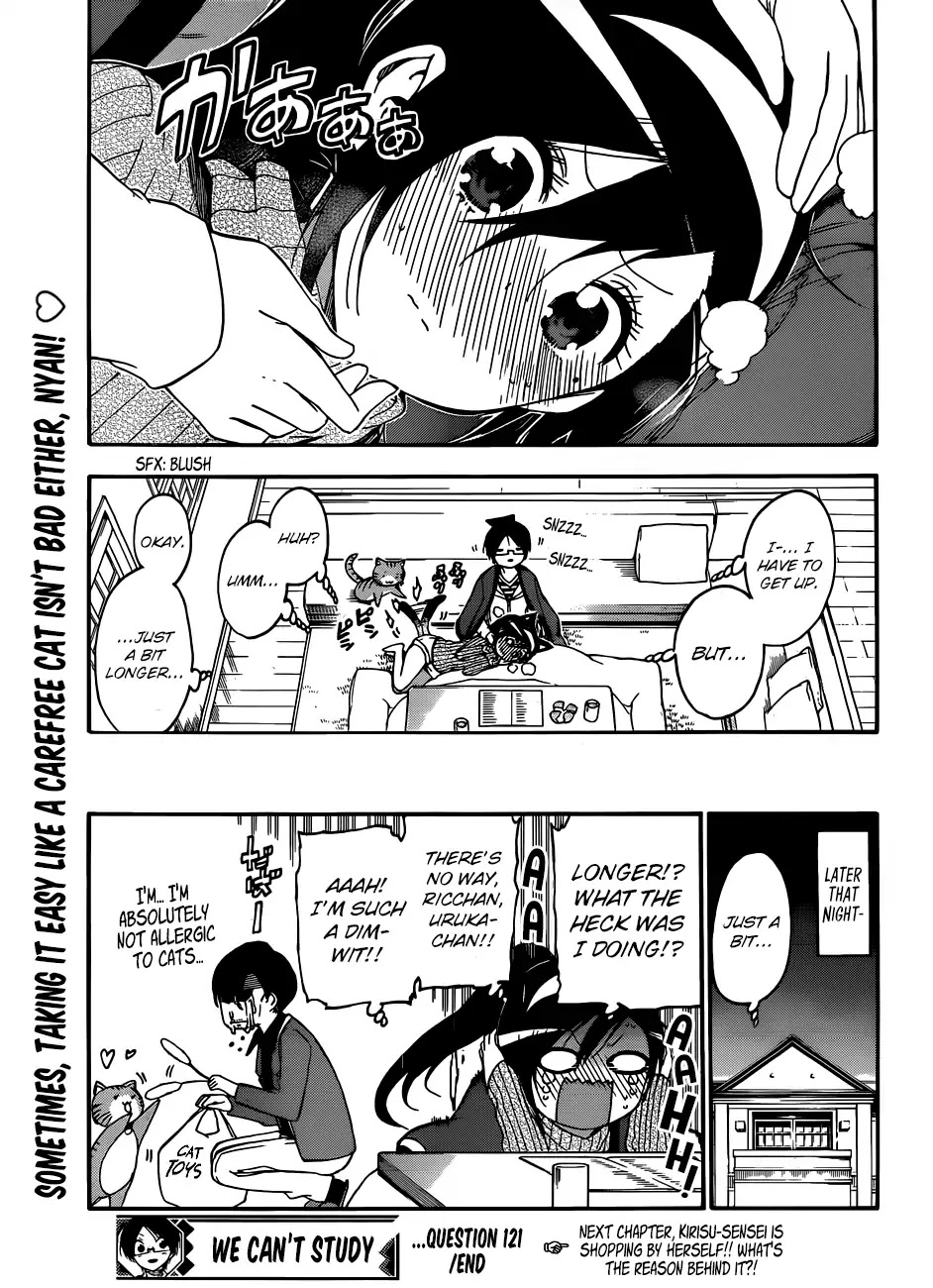 Bokutachi wa Benkyou ga Dekinai Chapter 121 page 20 - Chapter 121: Sometimes, The Lovable Creature Brings Trouble and [X]