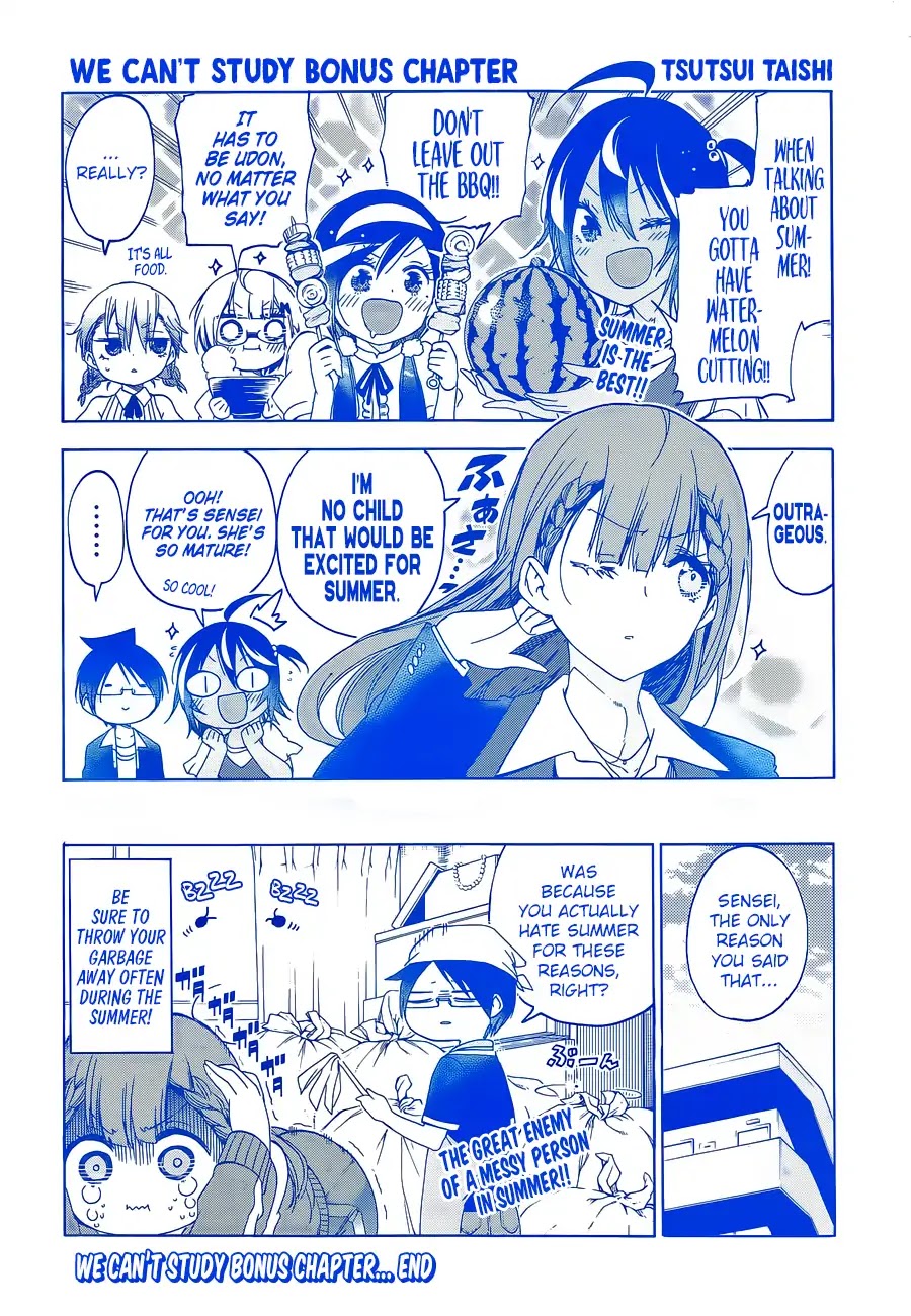 Bokutachi wa Benkyou ga Dekinai Chapter 122 page 21 - Chapter 122: They Celebrate [X] in a Solemn Manner