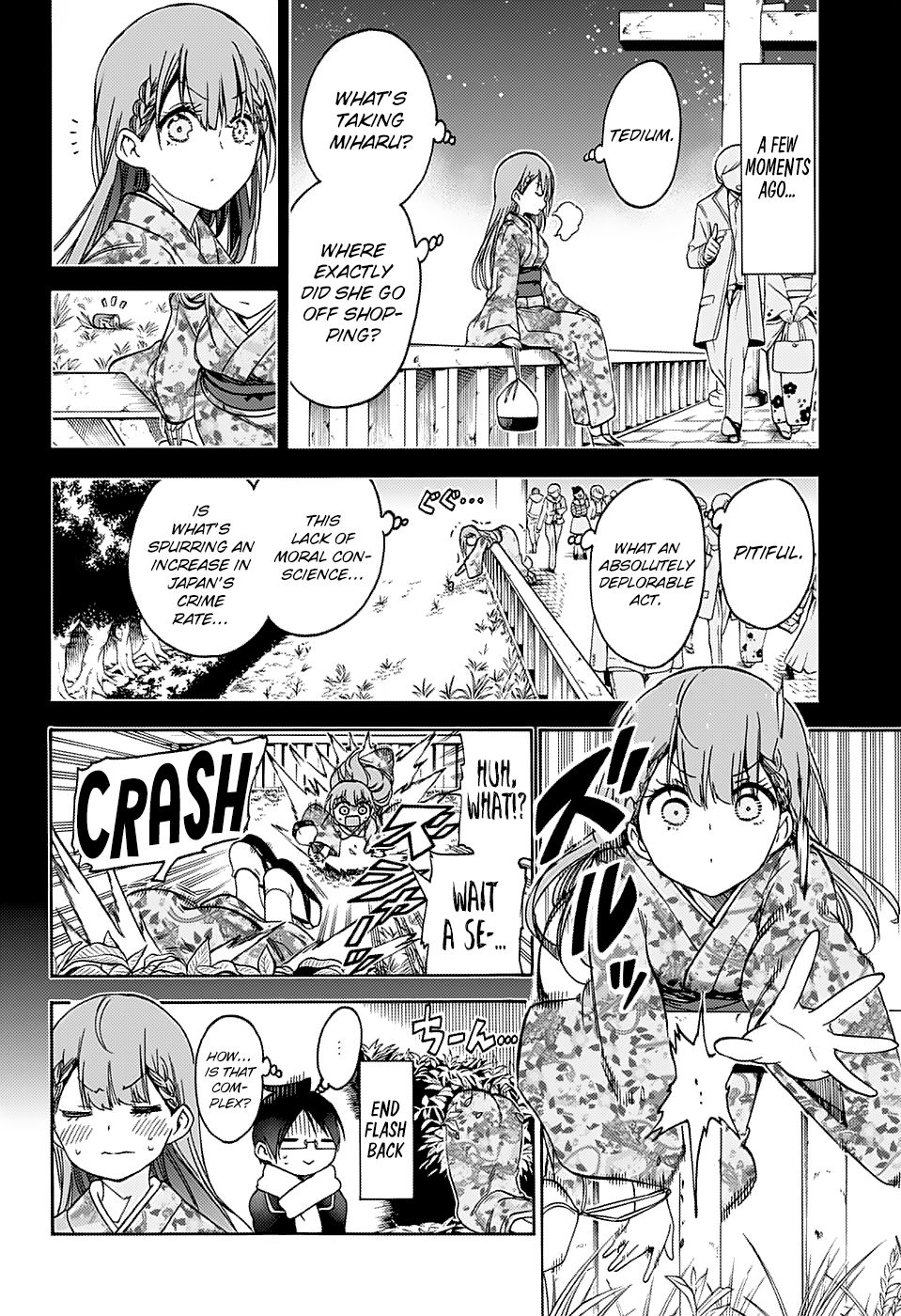 Bokutachi wa Benkyou ga Dekinai Chapter 123 page 14 - Chapter 123: Their Thoughts Turn to the Departing Year and [X]
