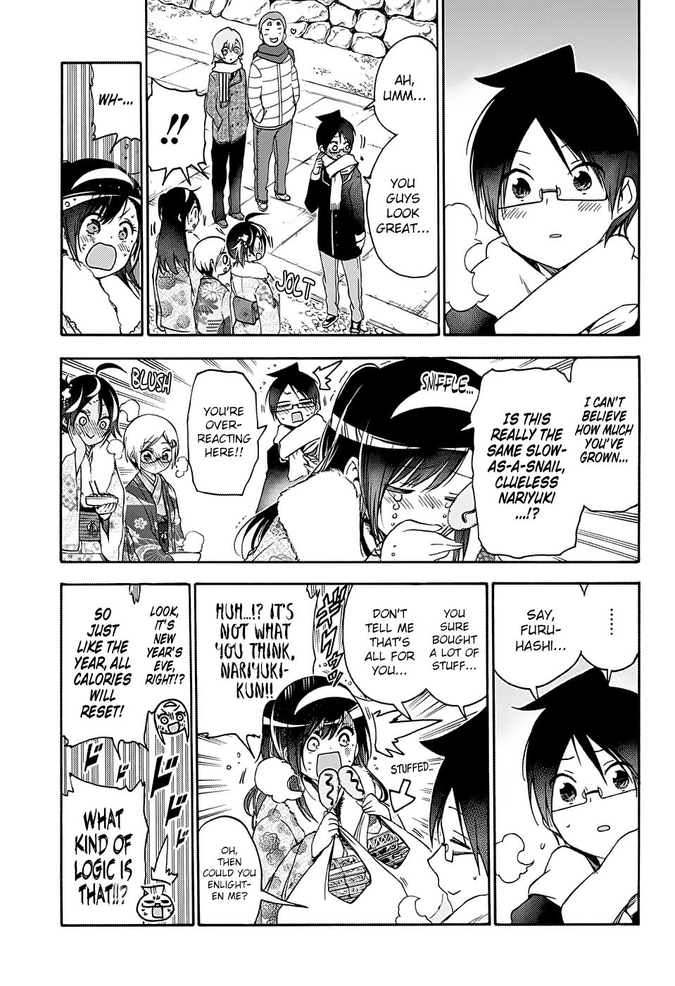 Bokutachi wa Benkyou ga Dekinai Chapter 123 page 5 - Chapter 123: Their Thoughts Turn to the Departing Year and [X]