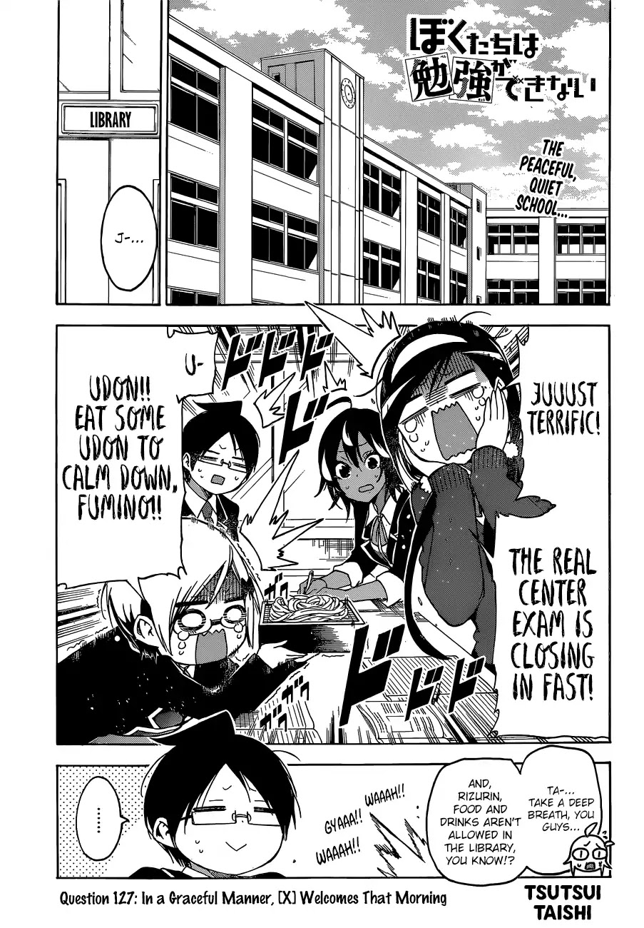 Bokutachi wa Benkyou ga Dekinai Chapter 127 page 1 - Chapter 127: In a Graceful Manner, [X] Welcomes That Morning