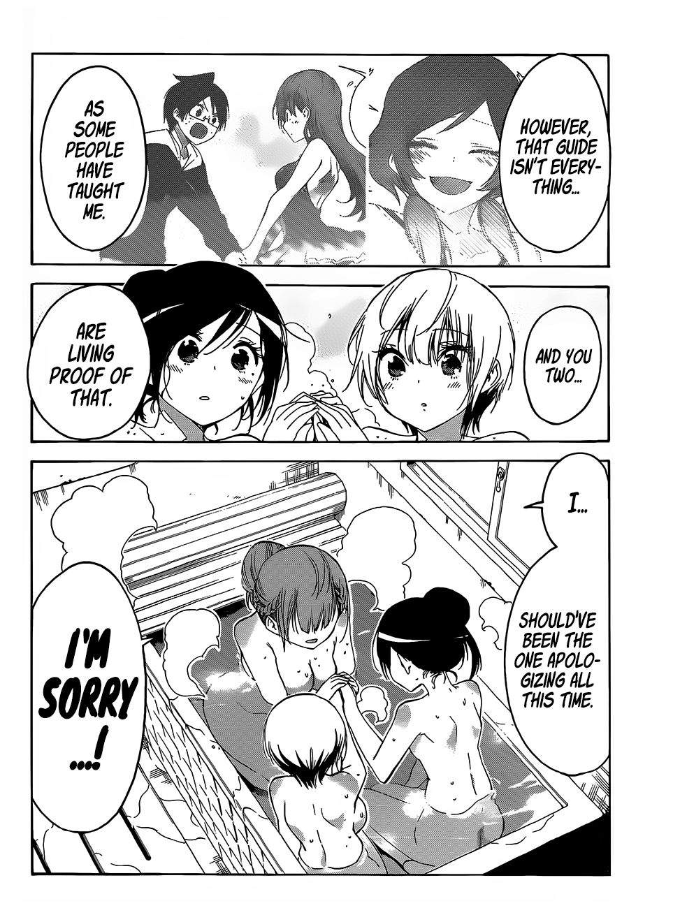 Bokutachi wa Benkyou ga Dekinai Chapter 129 page 17 - Chapter 129: They Play in the Thawing Snow, Nestled up Near [X]