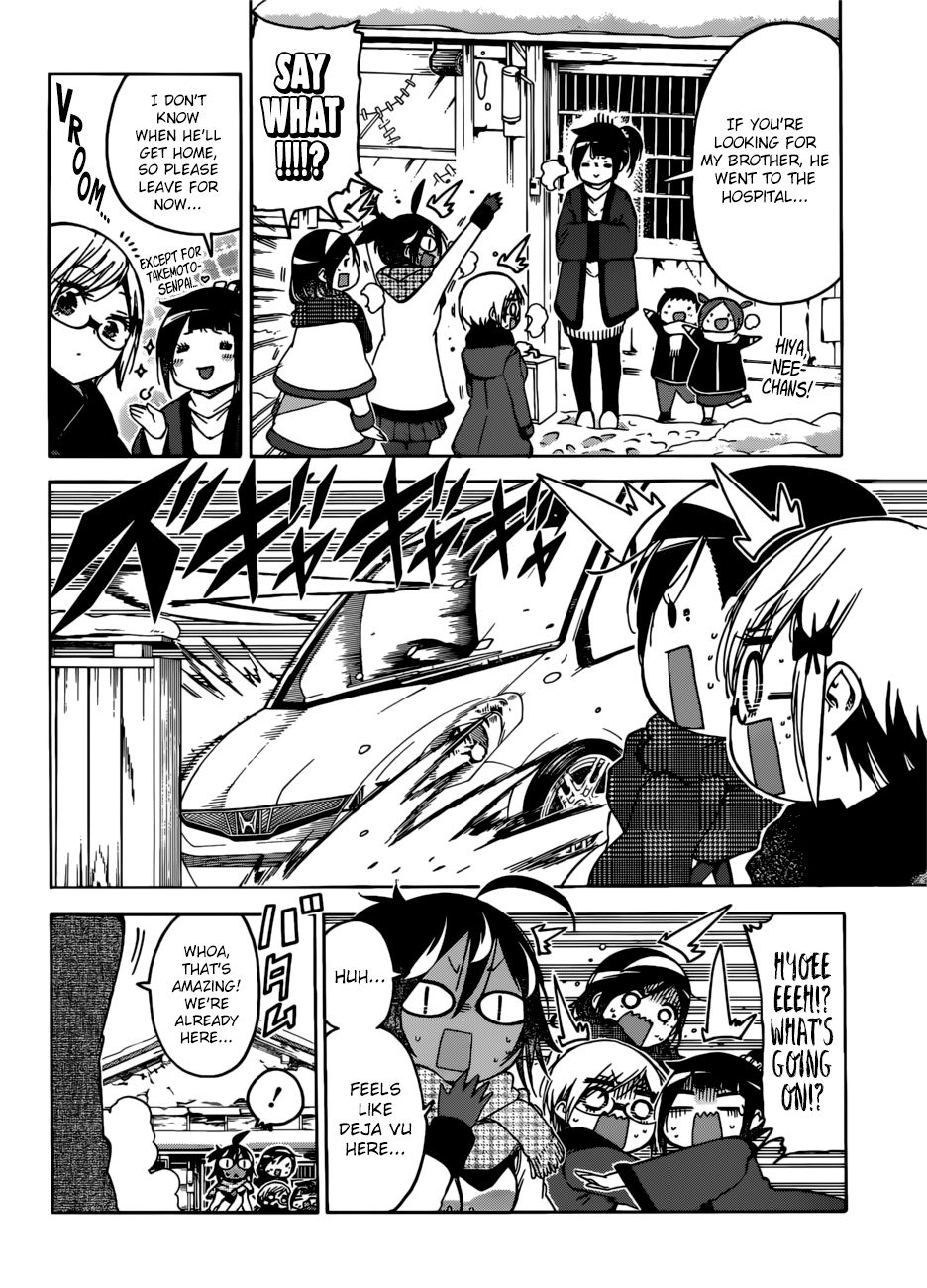 Bokutachi wa Benkyou ga Dekinai Chapter 129 page 3 - Chapter 129: They Play in the Thawing Snow, Nestled up Near [X]