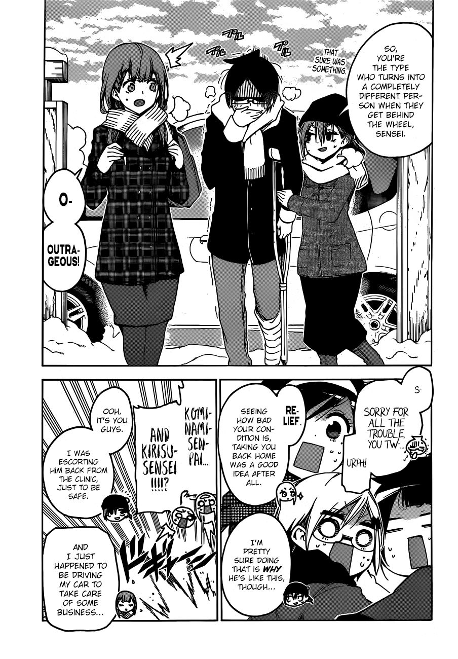 Bokutachi wa Benkyou ga Dekinai Chapter 129 page 4 - Chapter 129: They Play in the Thawing Snow, Nestled up Near [X]