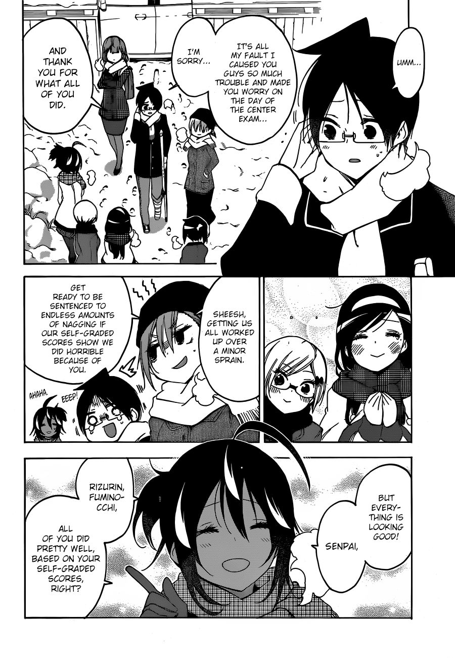 Bokutachi wa Benkyou ga Dekinai Chapter 129 page 5 - Chapter 129: They Play in the Thawing Snow, Nestled up Near [X]