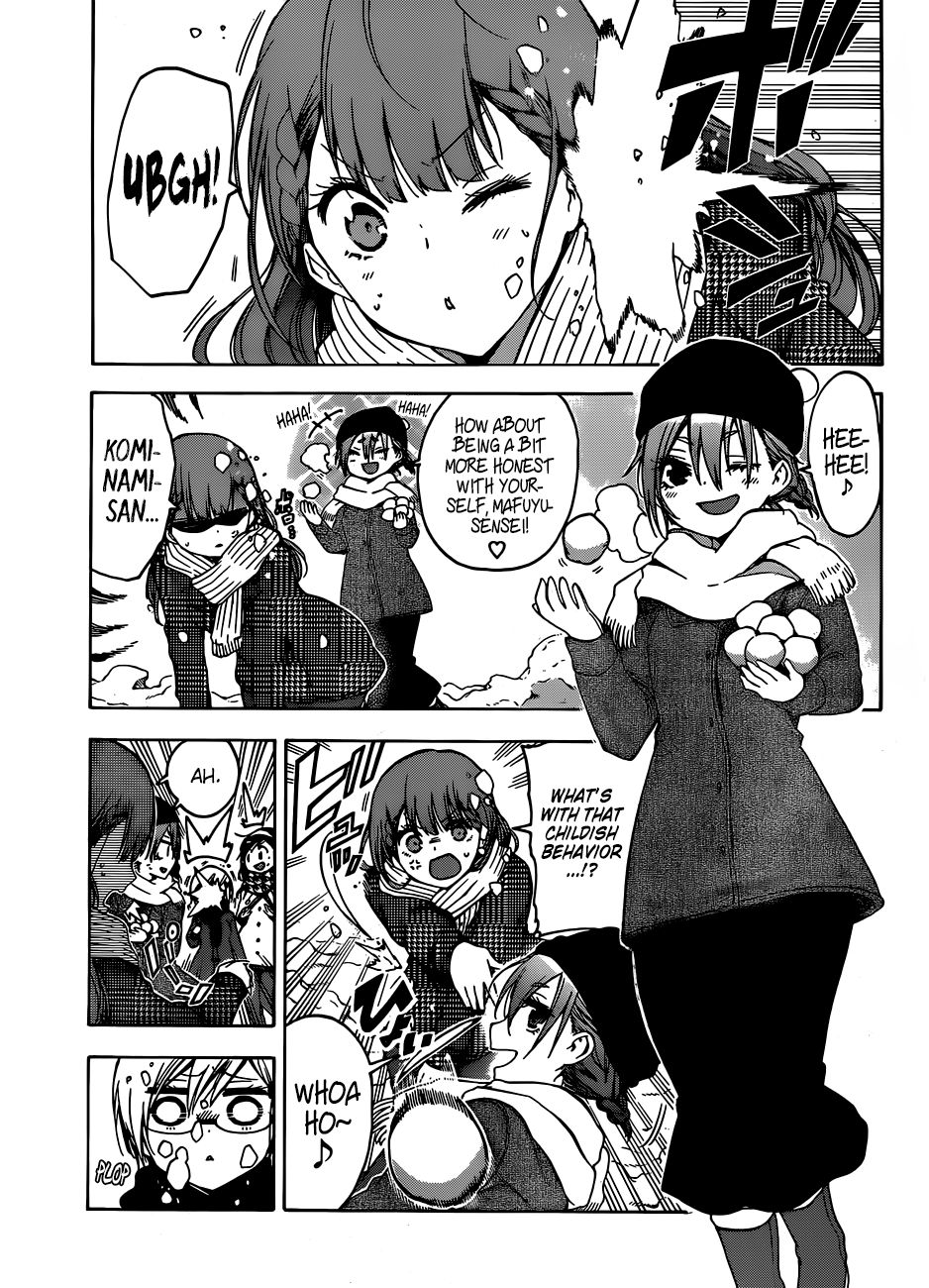 Bokutachi wa Benkyou ga Dekinai Chapter 129 page 8 - Chapter 129: They Play in the Thawing Snow, Nestled up Near [X]
