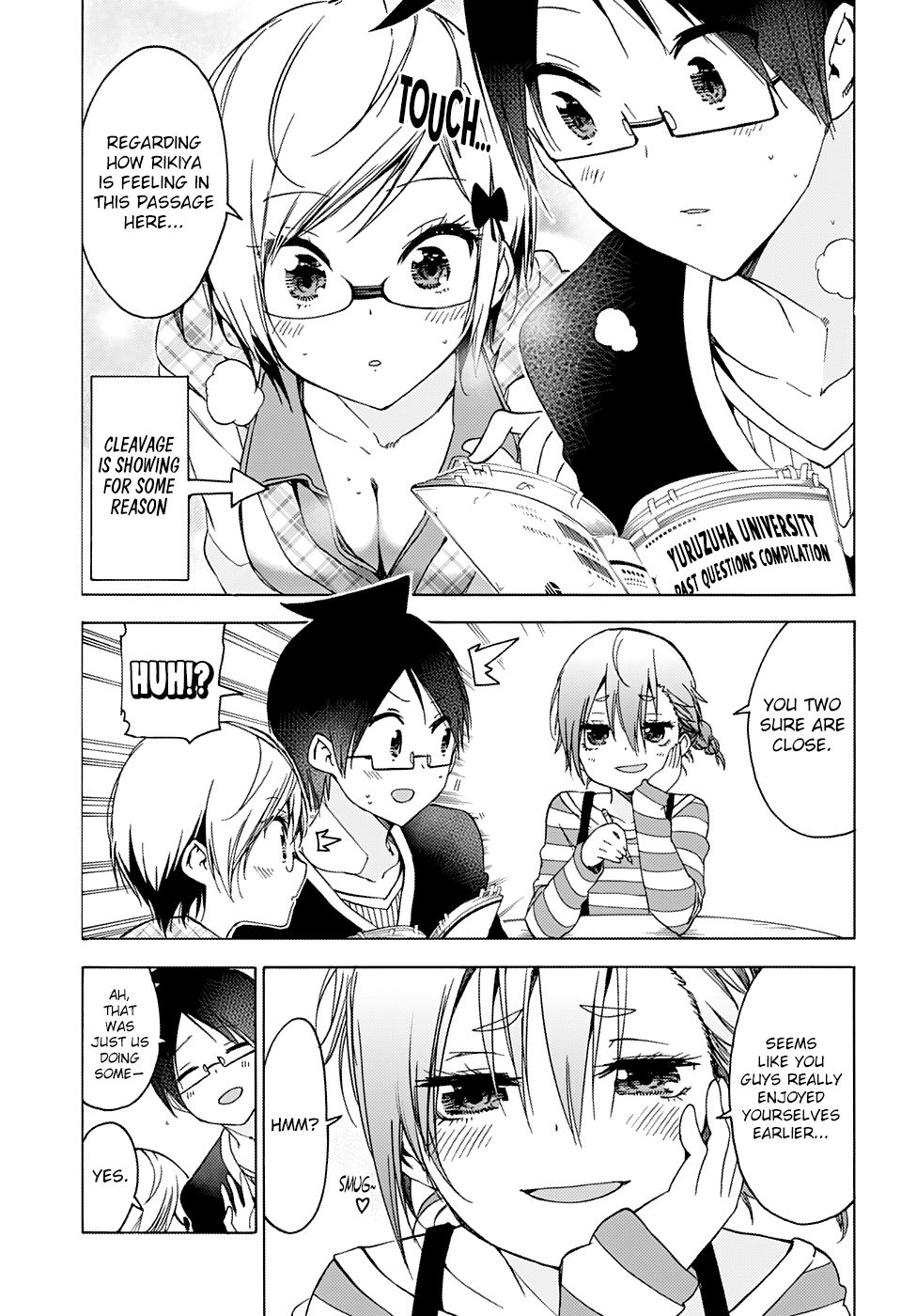 Bokutachi wa Benkyou ga Dekinai Chapter 131 page 12 - Chapter 131: Sometimes Their [X] is Flexible