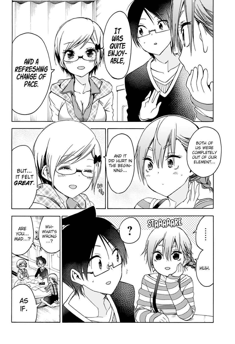 Bokutachi wa Benkyou ga Dekinai Chapter 131 page 13 - Chapter 131: Sometimes Their [X] is Flexible